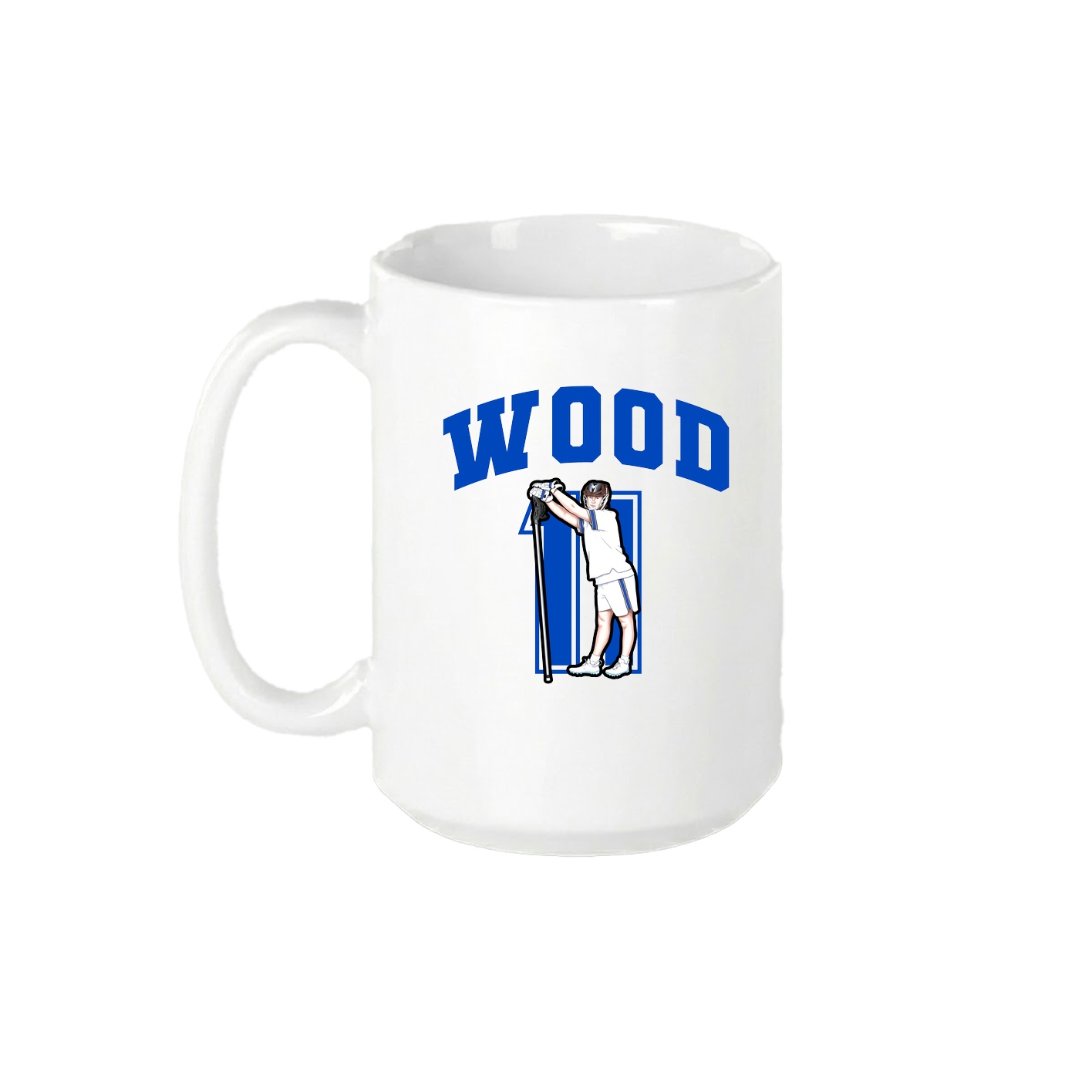15oz Coffee Mug — Number in White
