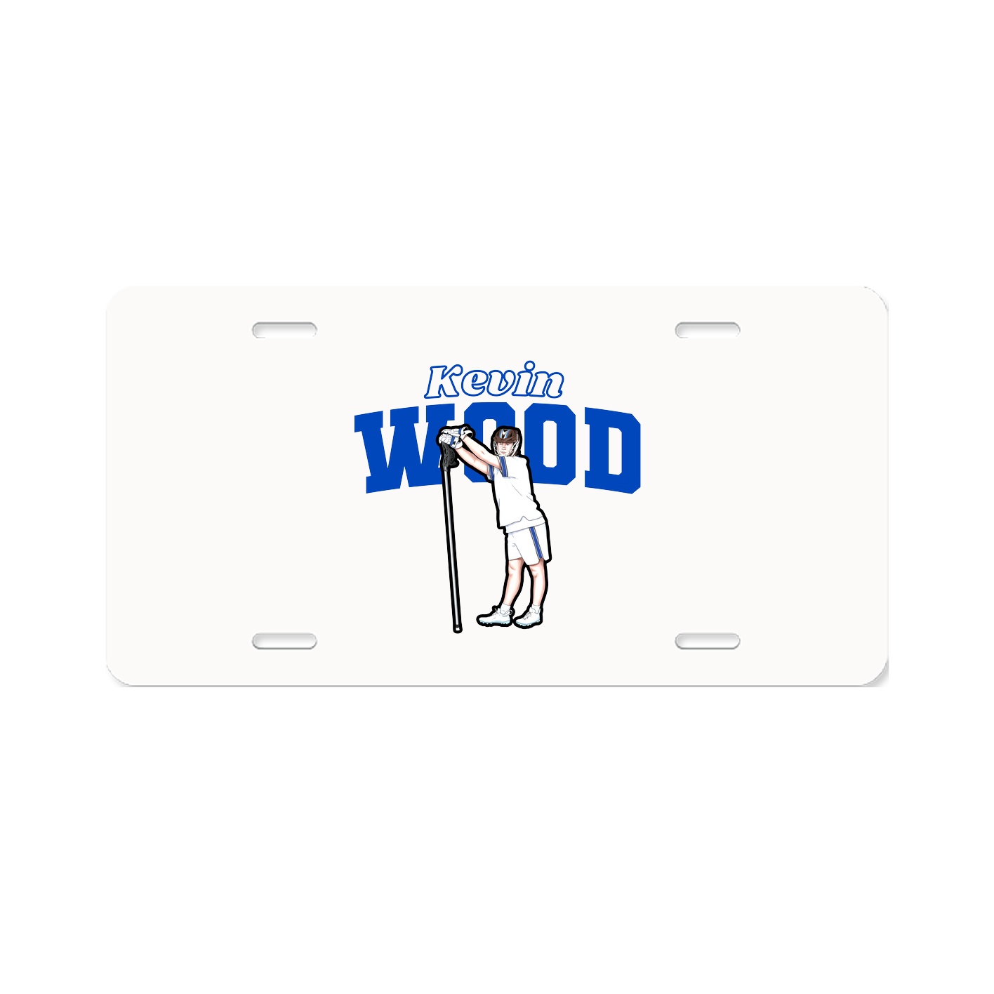 License Plate — Name Arch in Classic
