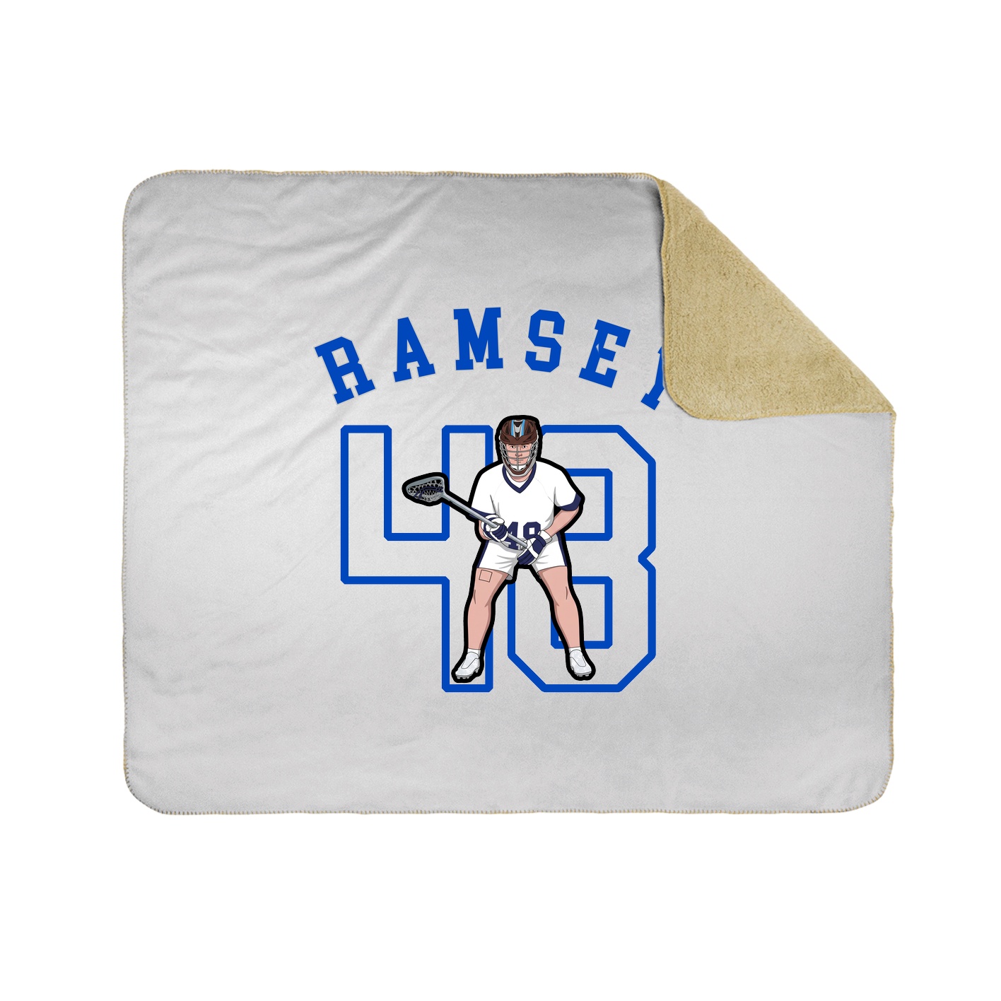 Throw Blanket — Shirsey Arch in White