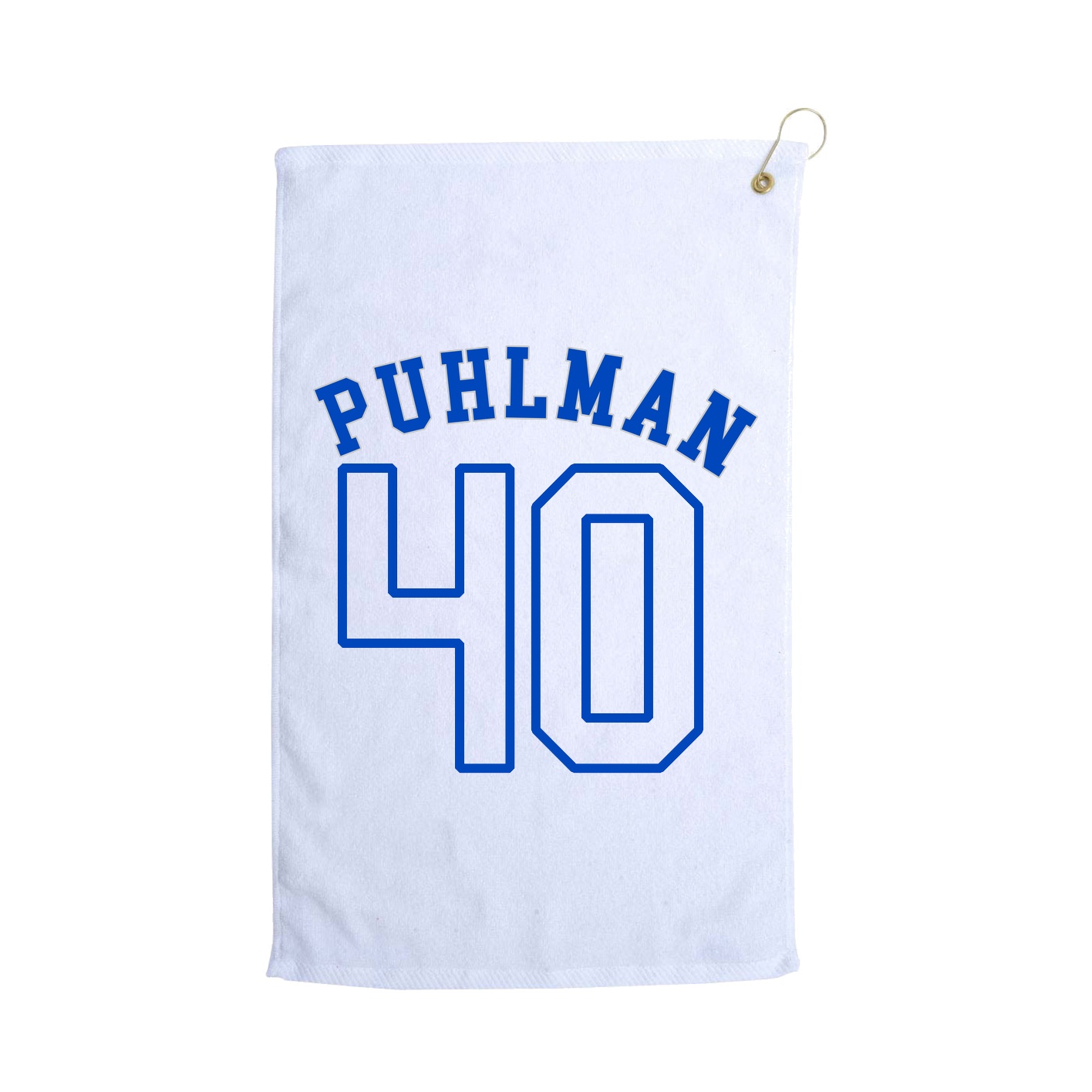 Golf Towel — Shirsey Arch in White
