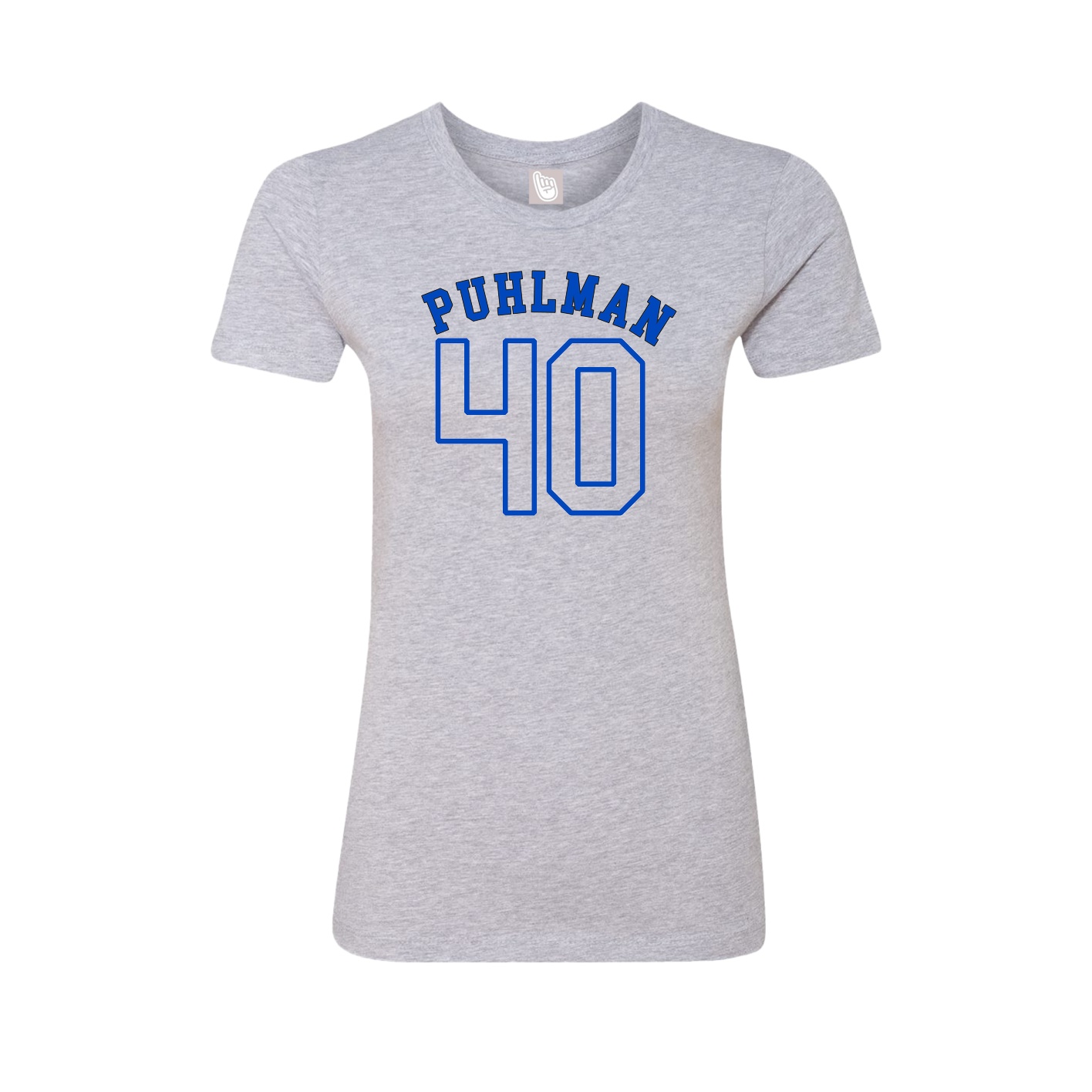 Fitted Women's Tee — Shirsey Arch in Grey