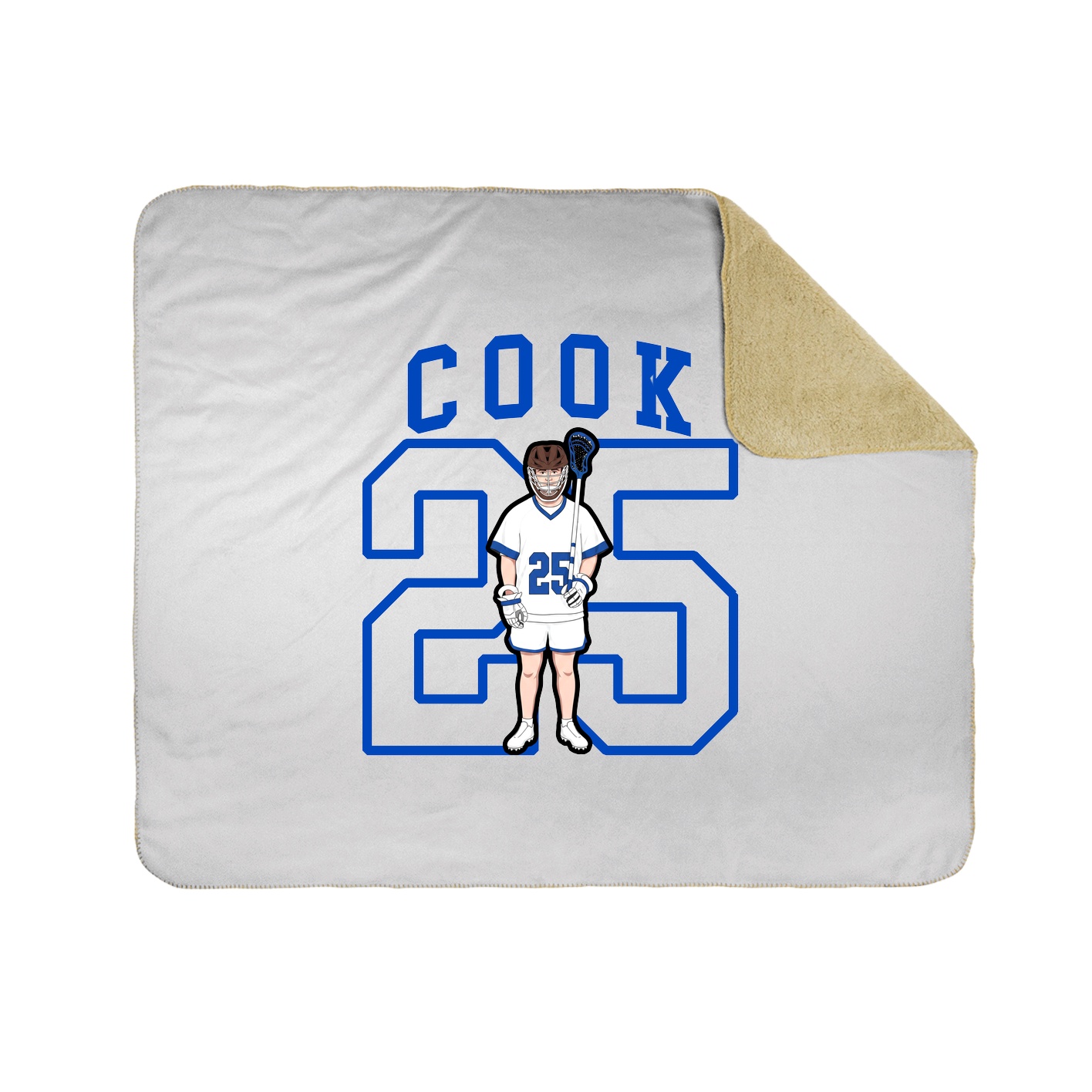 Throw Blanket — Shirsey in White
