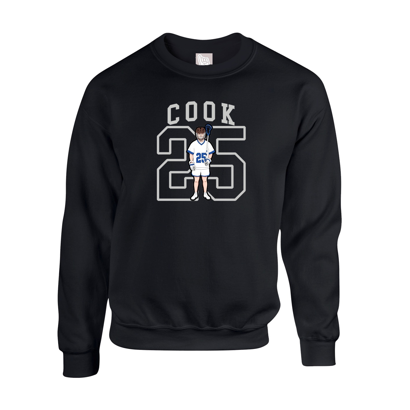 Fleece Crew — Shirsey in Black