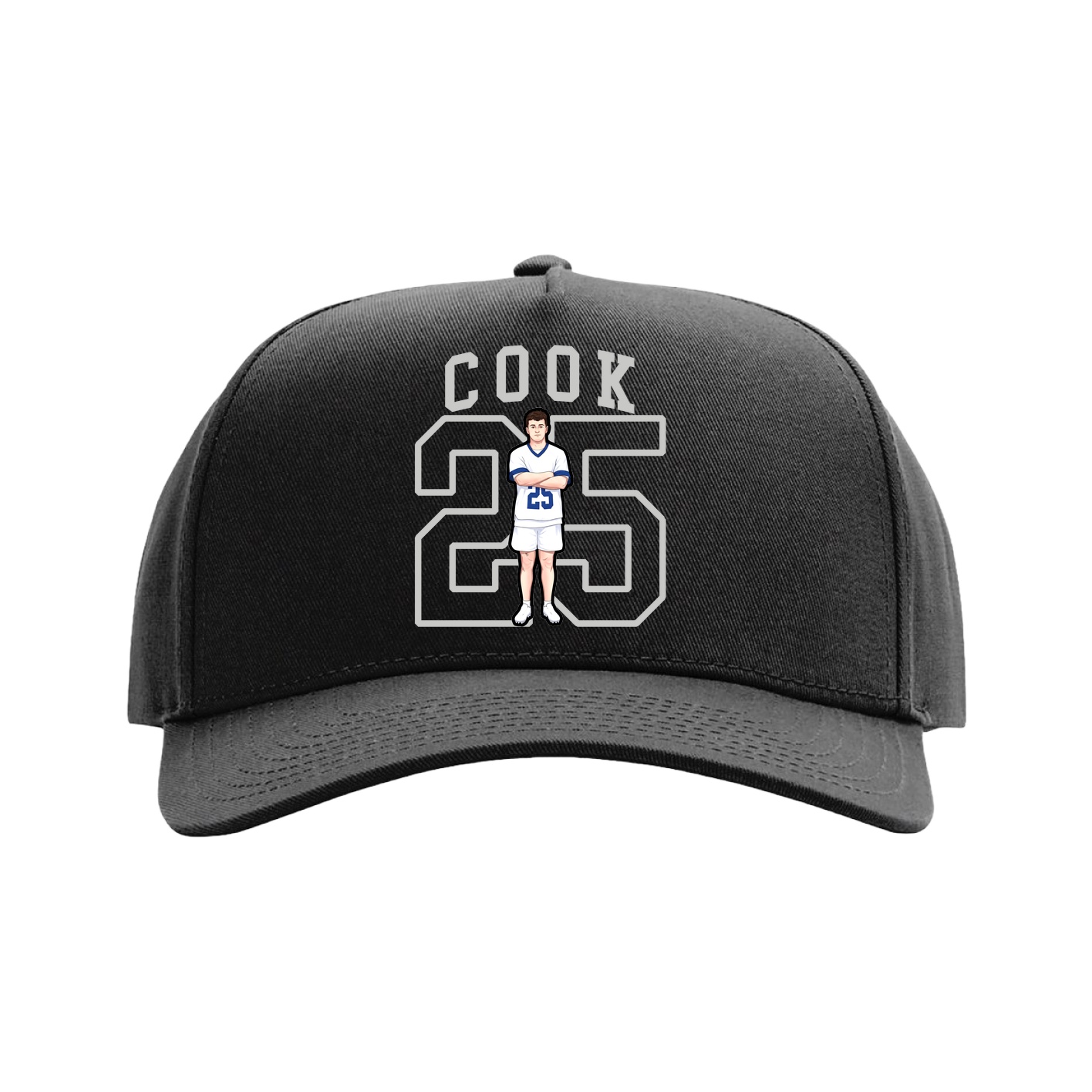 Full Fabric Five-Panel Champ Cap