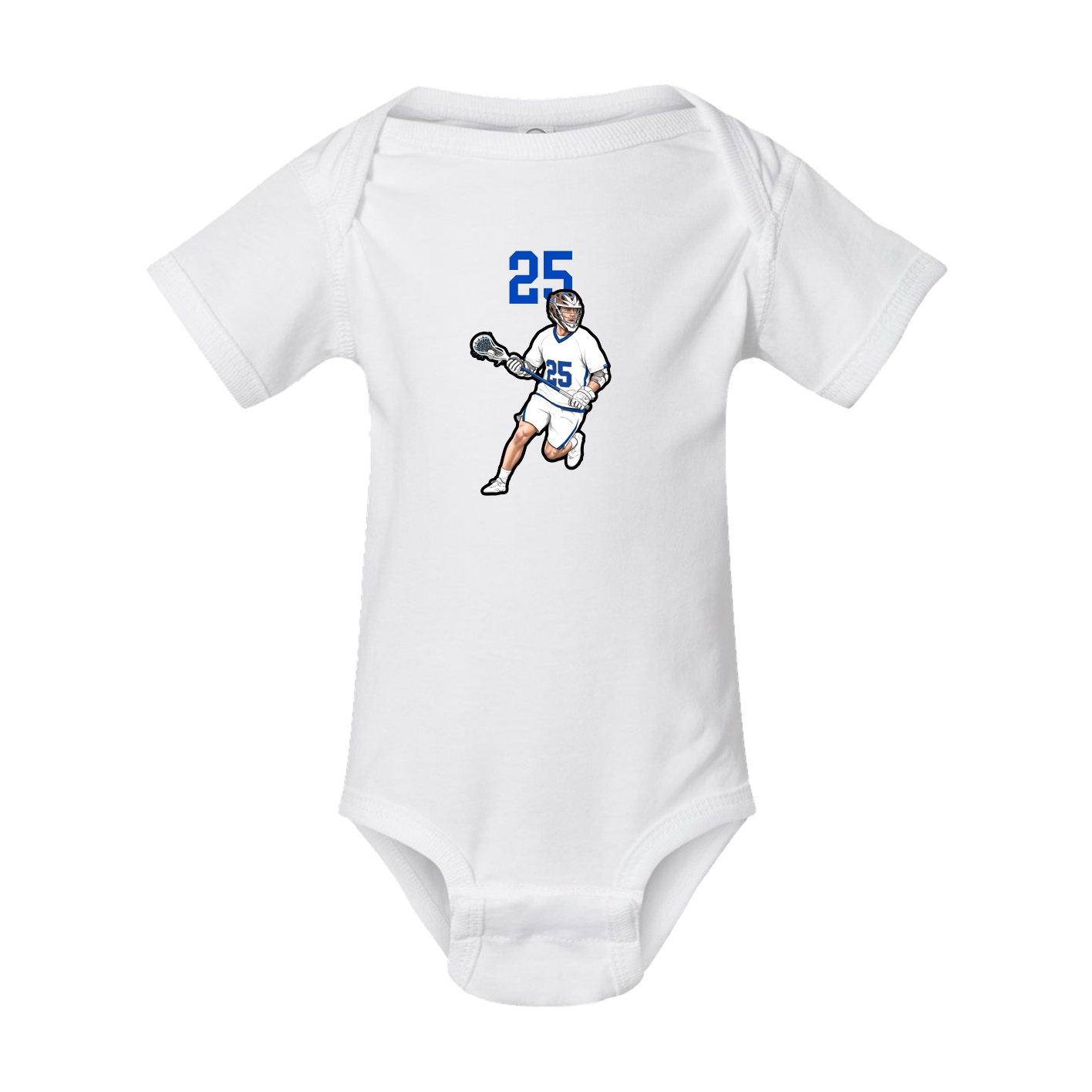 Baby Onesie — Number Top in White