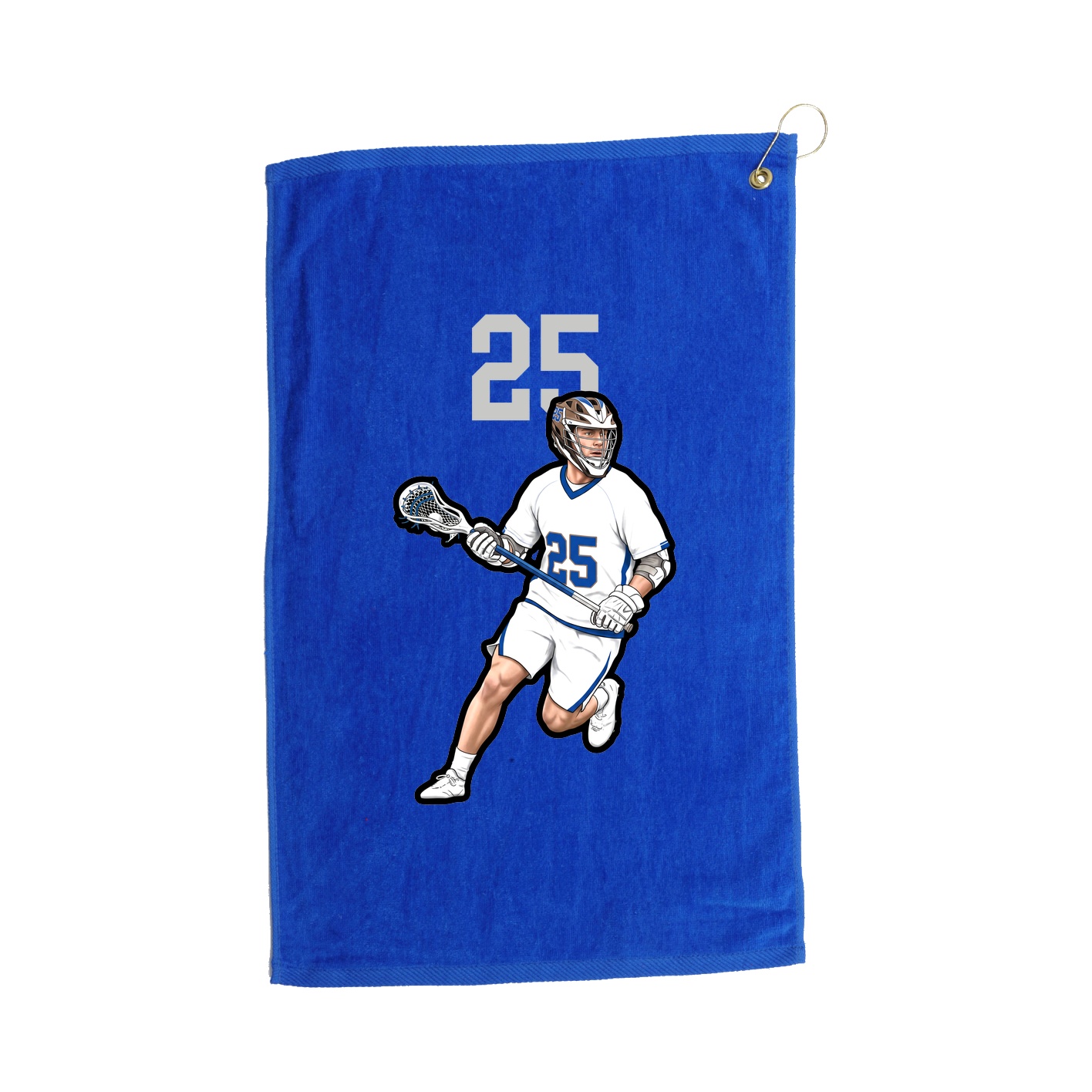 Golf Towel — Number Top in Royal