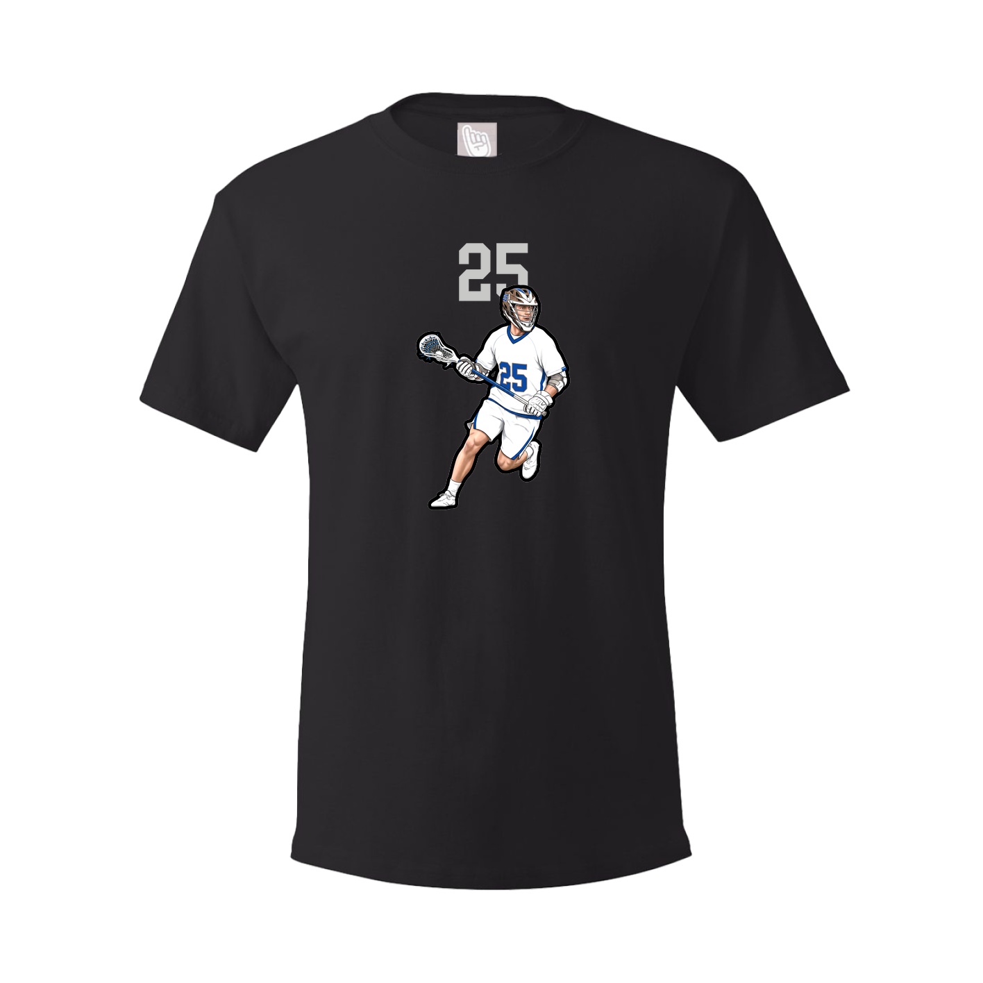 Youth Tee — Number Top in Black