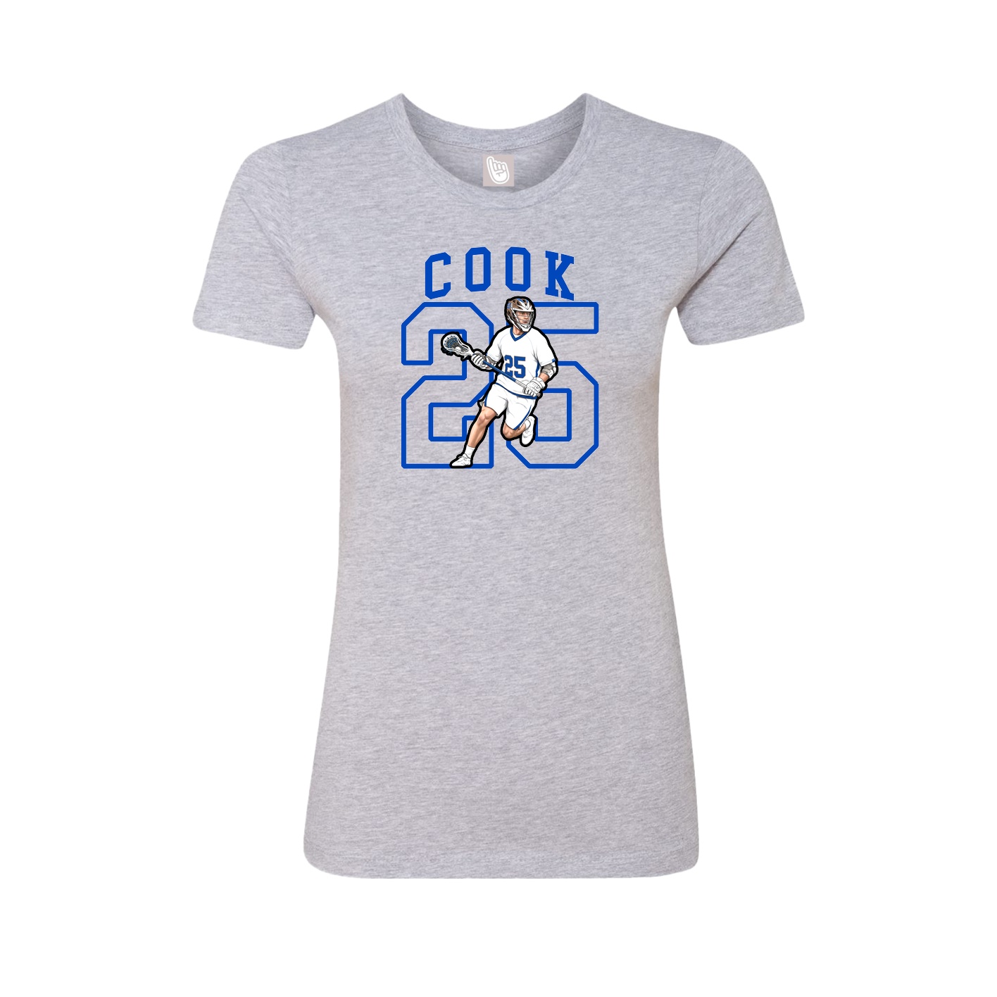 Fitted Women's Tee — Shirsey in Grey
