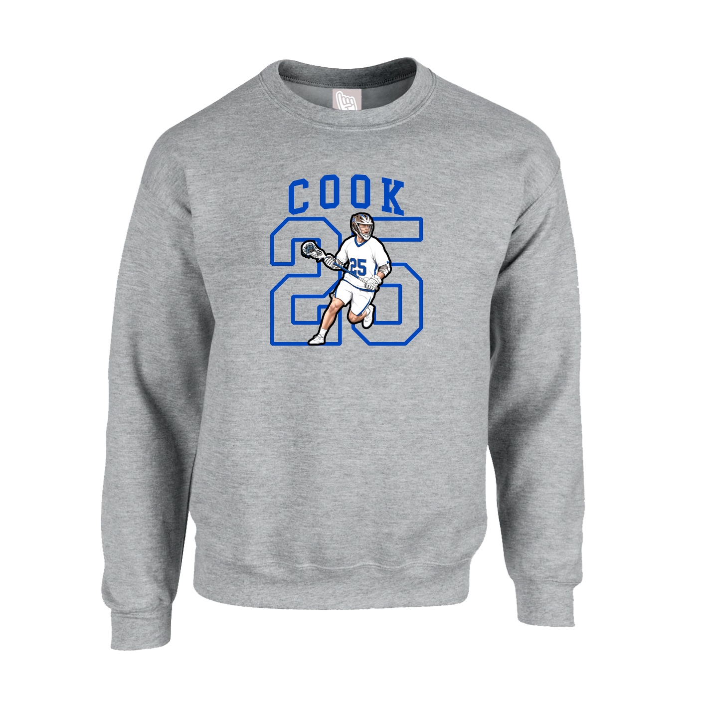 Fleece Crew — Shirsey in Grey