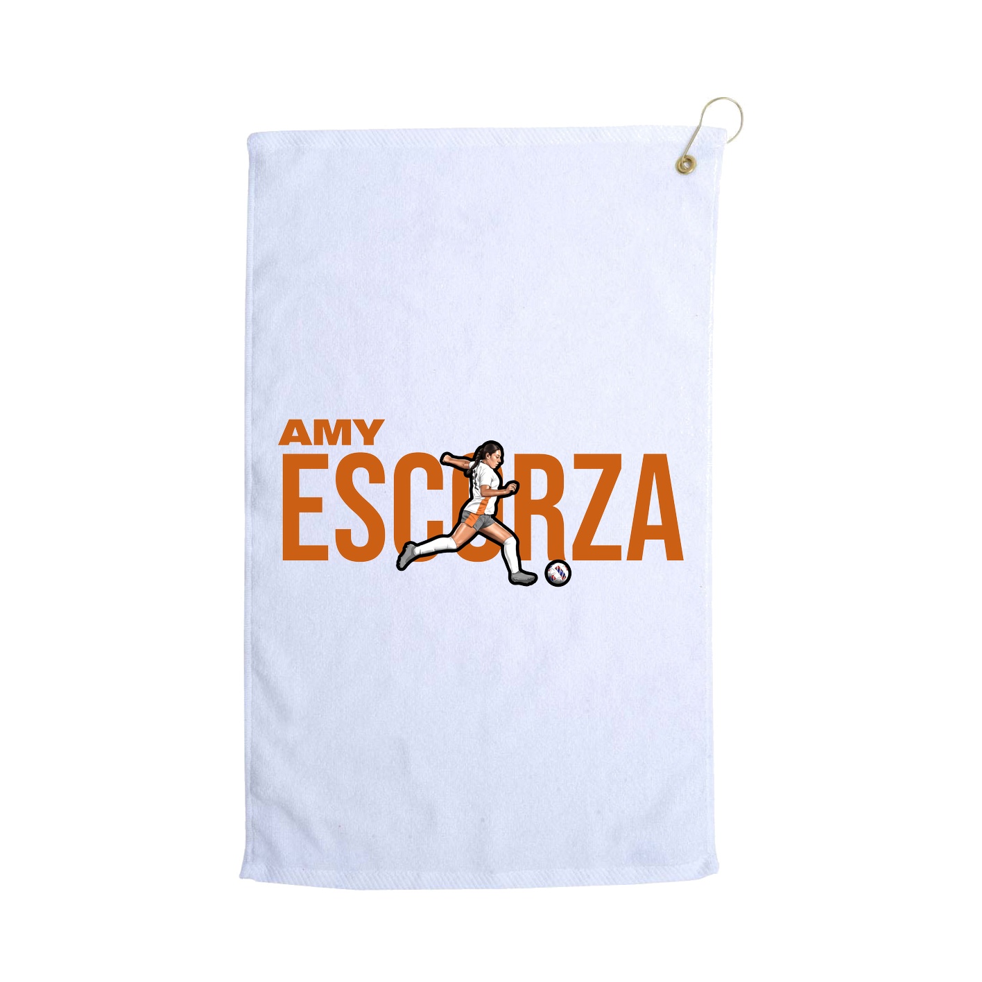 Golf Towel — Player Name in White