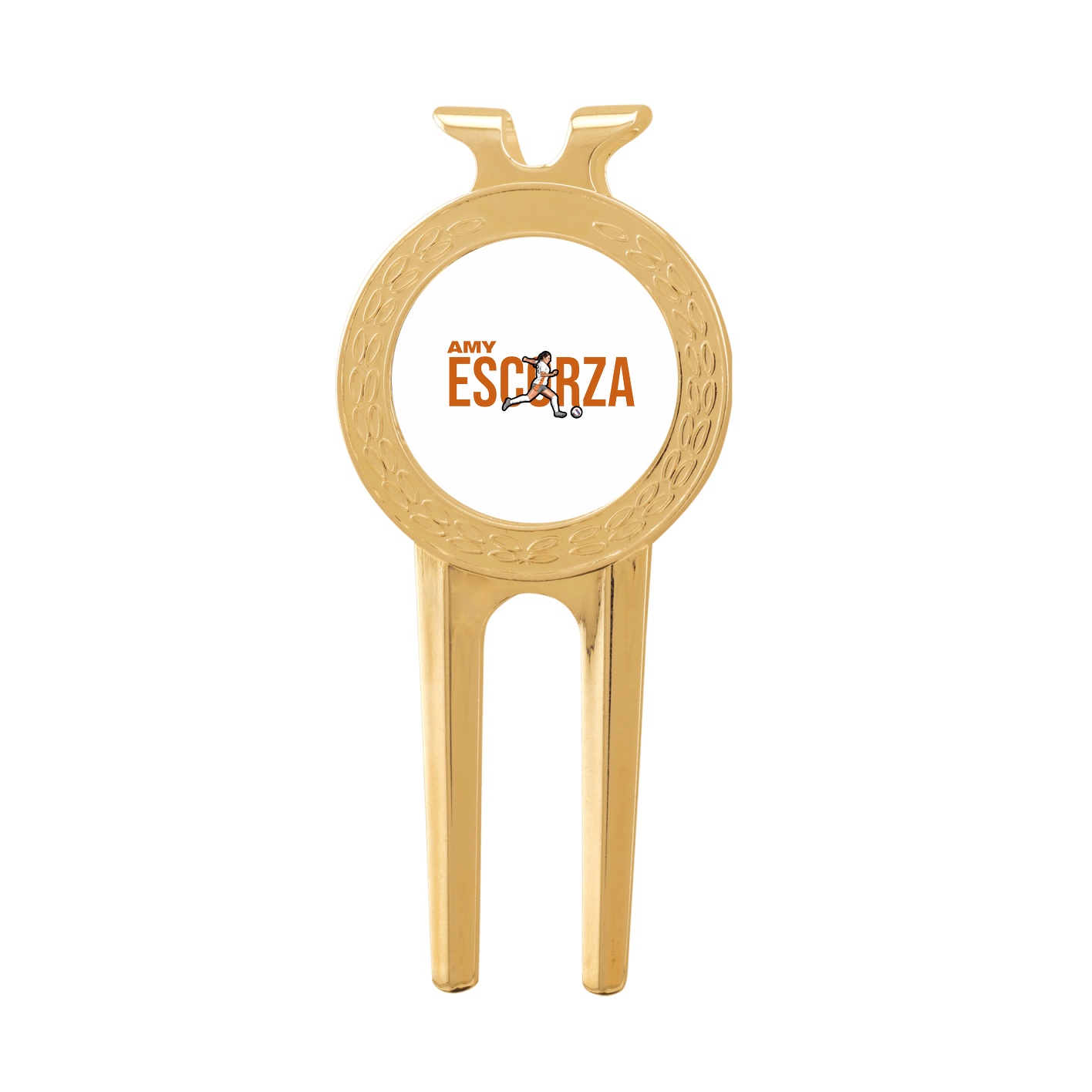 Divot Tool with Ball Marker — Player Name in Classic