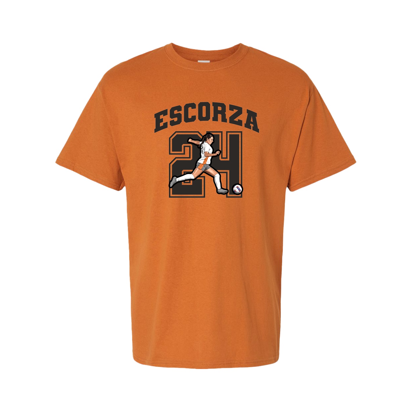 Tee — Number in Orange