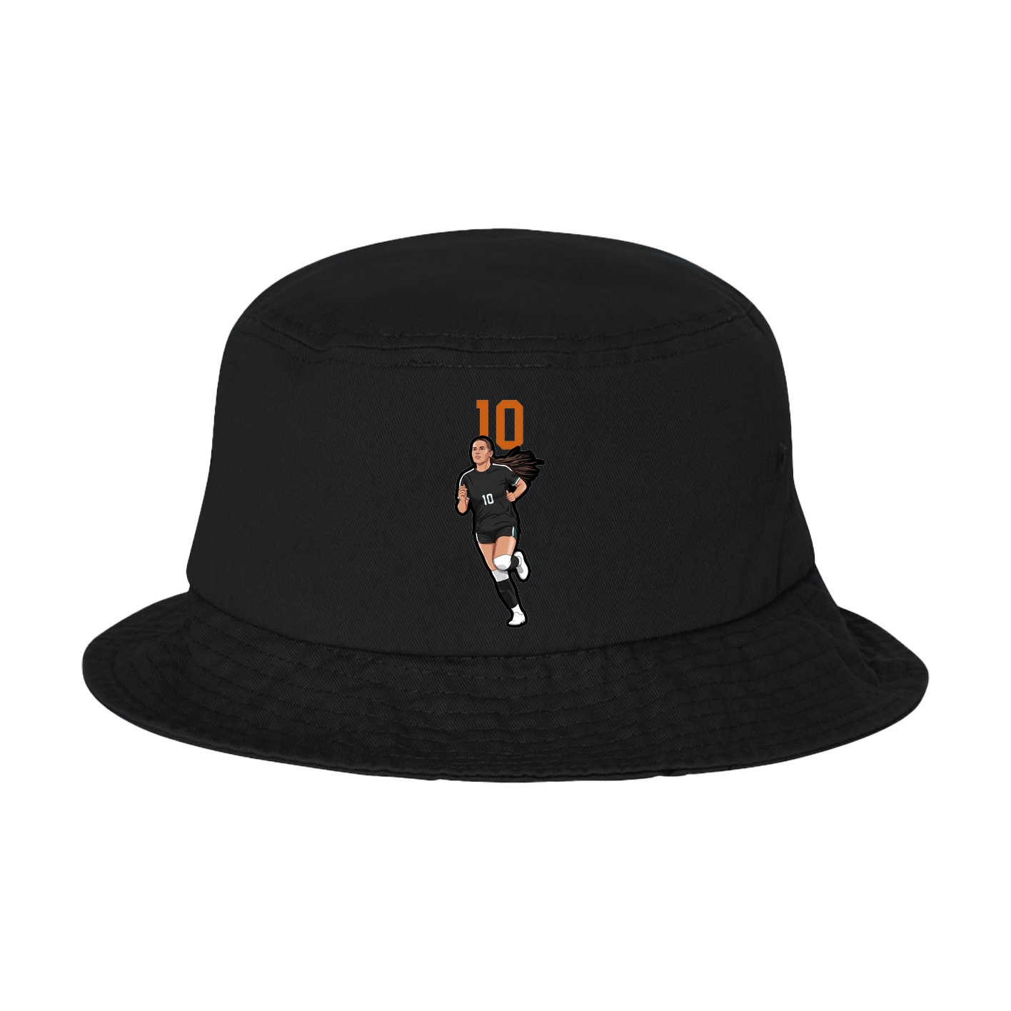 Bucket Cap — Number Top in Black