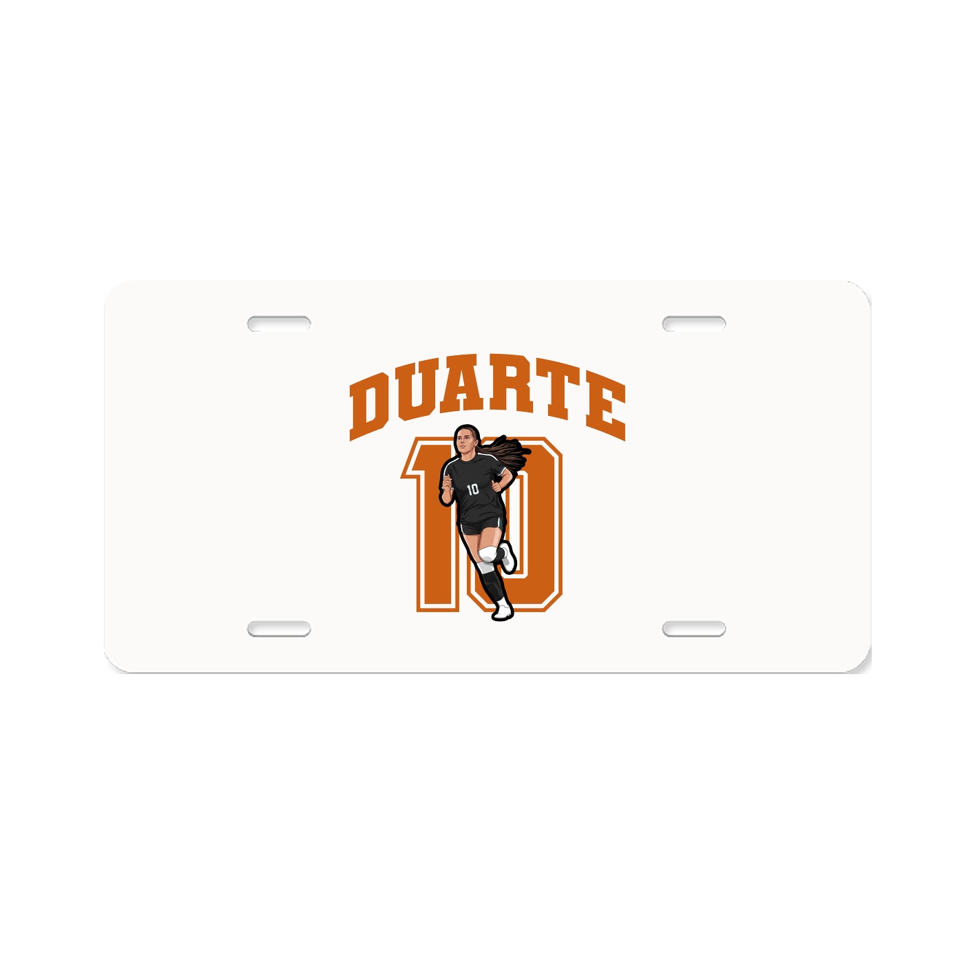 License Plate — Number in Classic