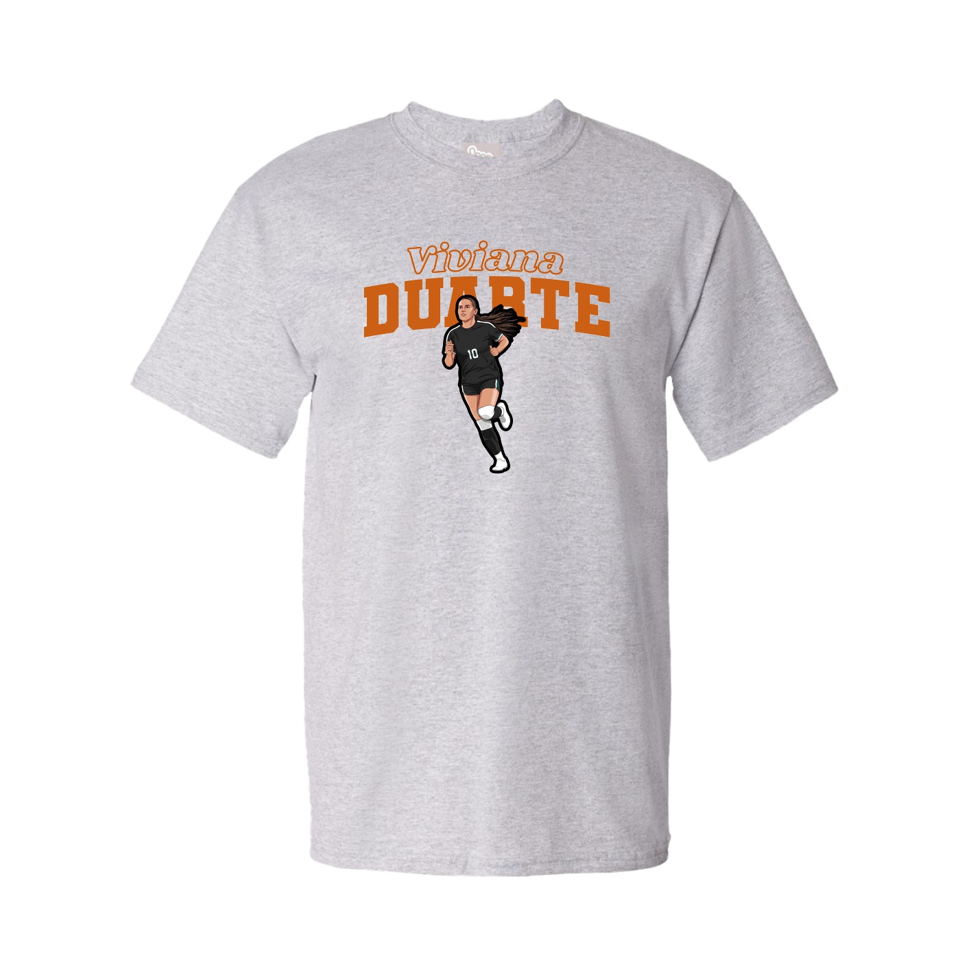 Youth Tee — Name Arch in Grey