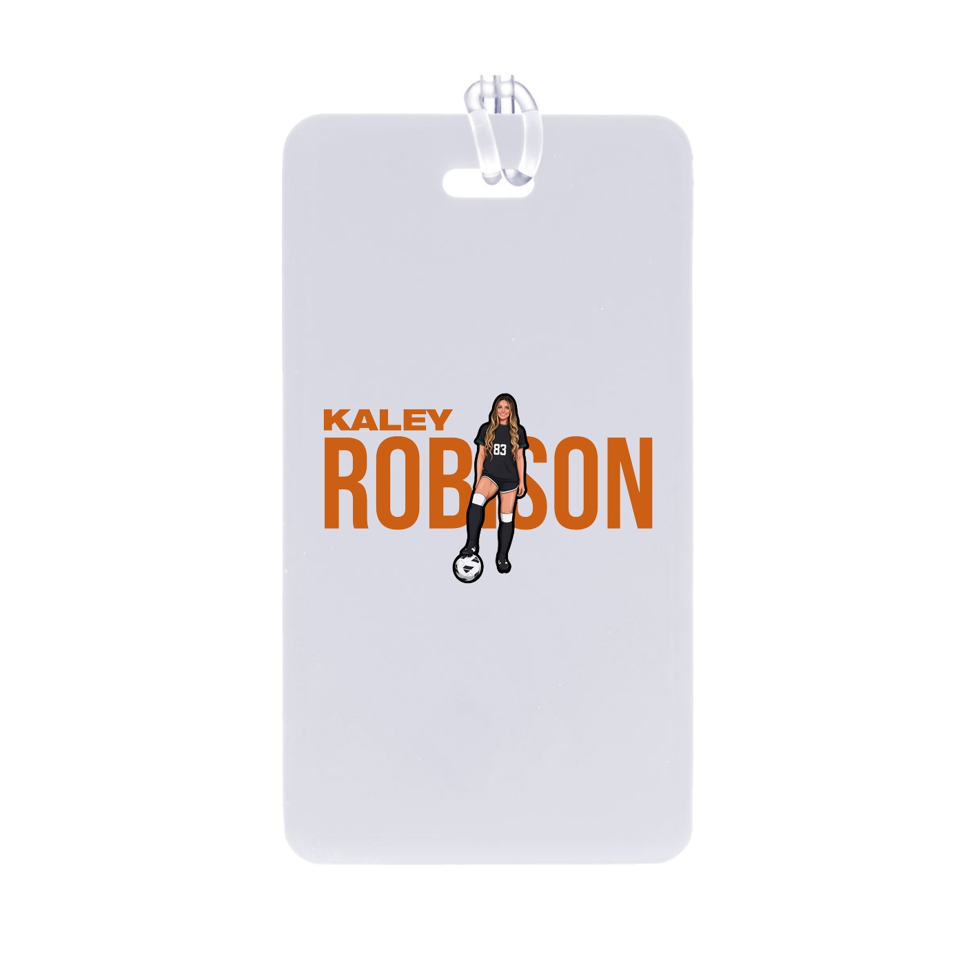 Bag Tag — Player Name in Classic