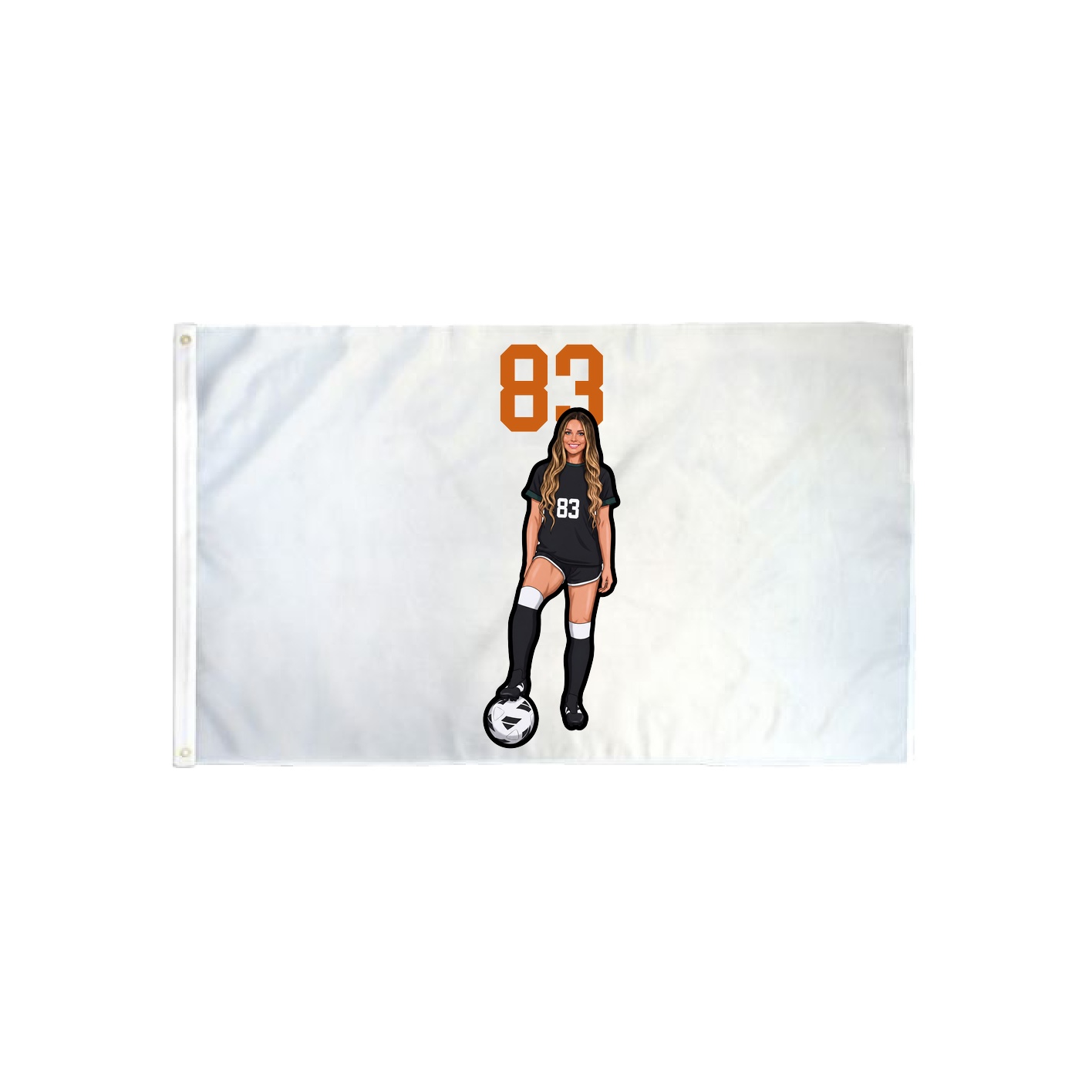 3x5 Flag — Number Top in Classic