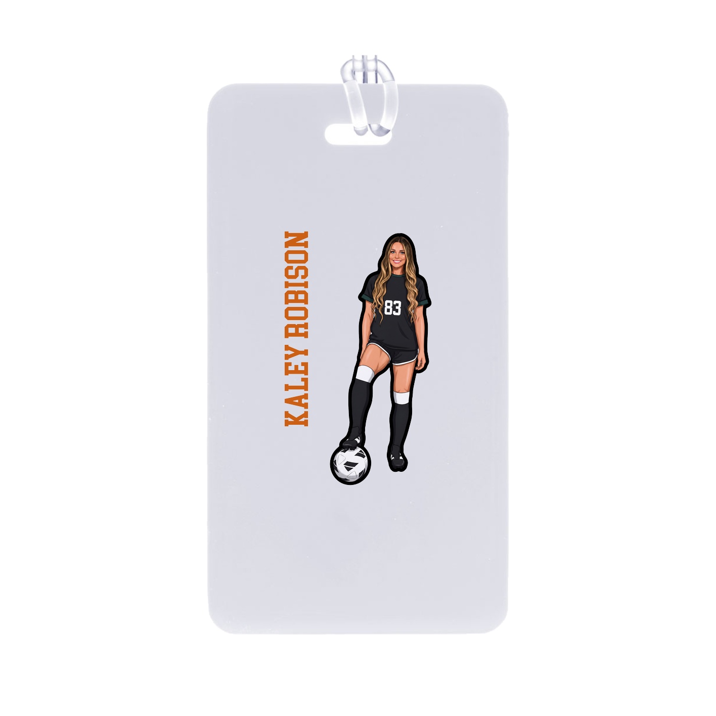 Bag Tag — Name Vertical in Classic