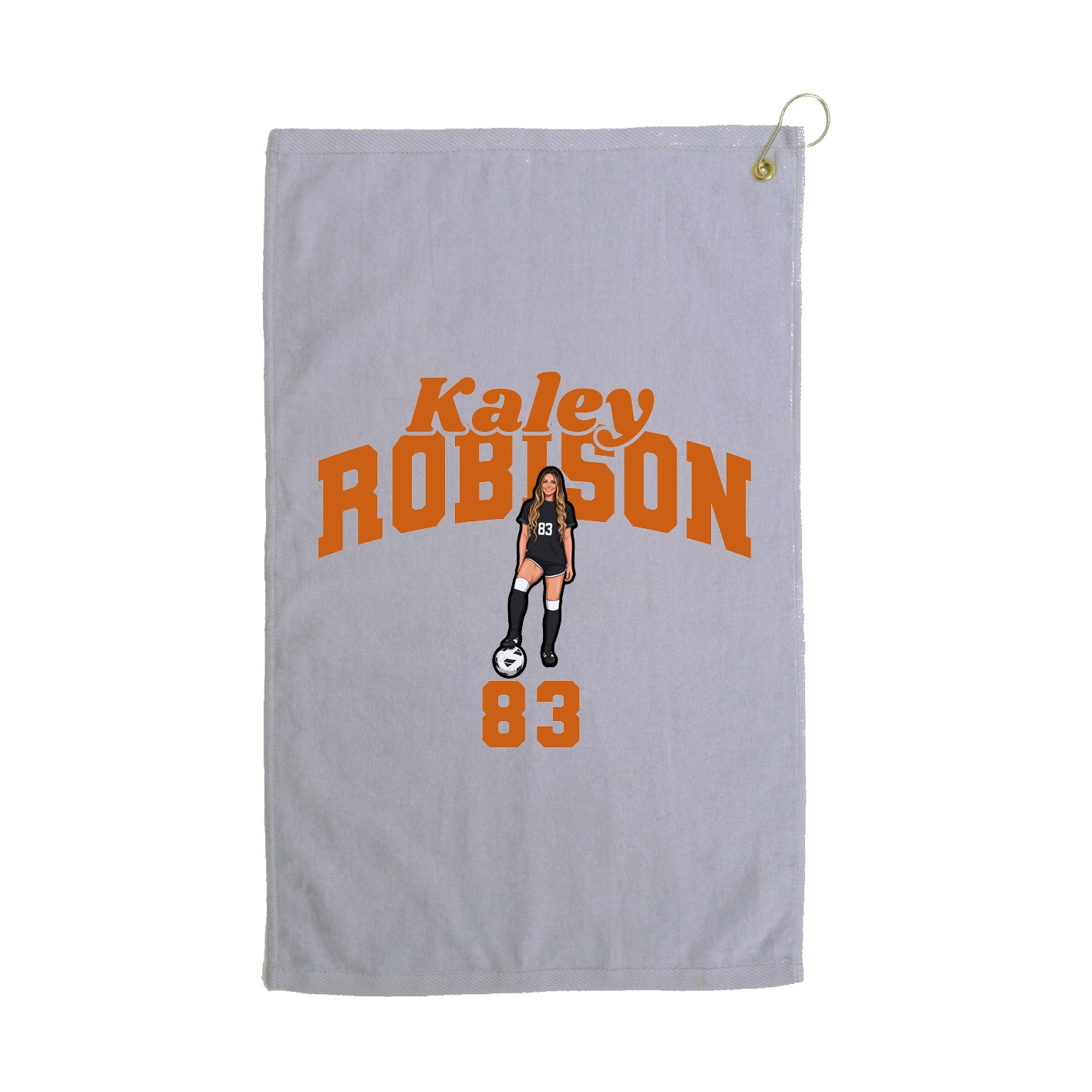 Golf Towel — Signature Arch in Grey