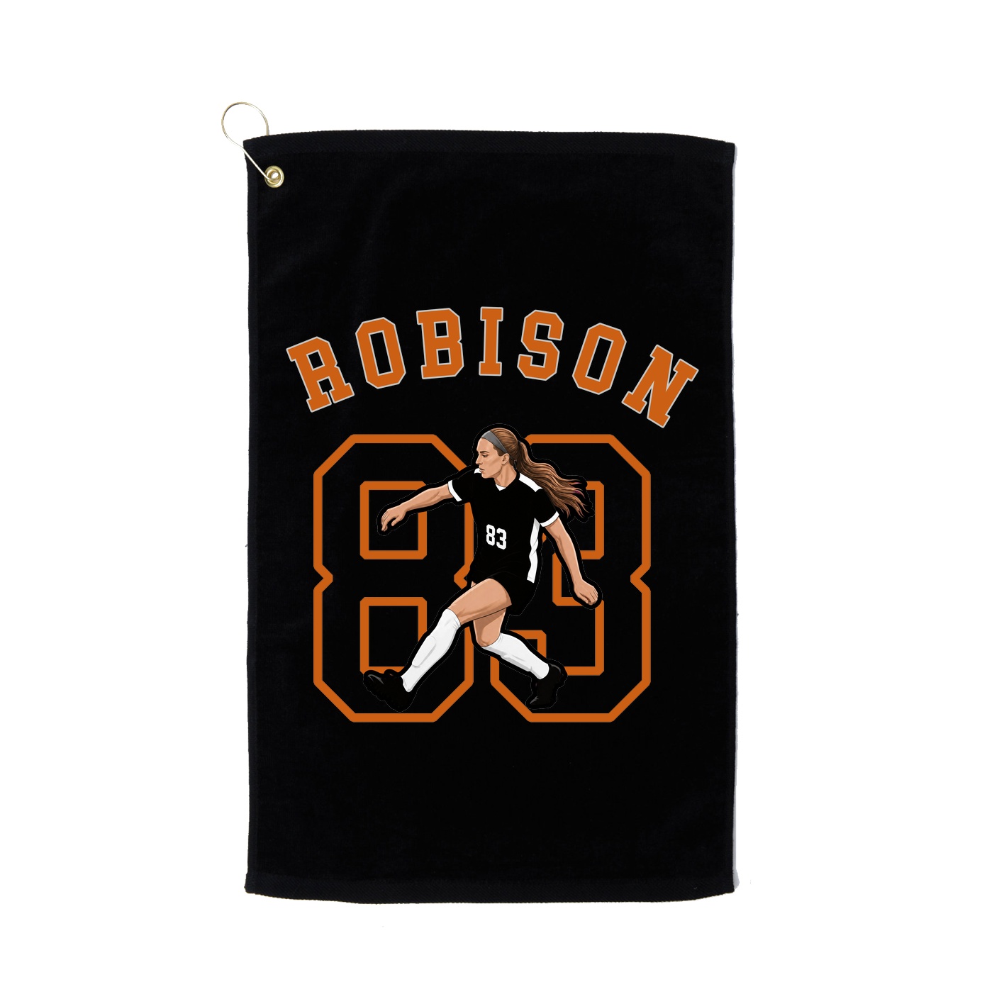 Golf Towel — Shirsey Arch in Black