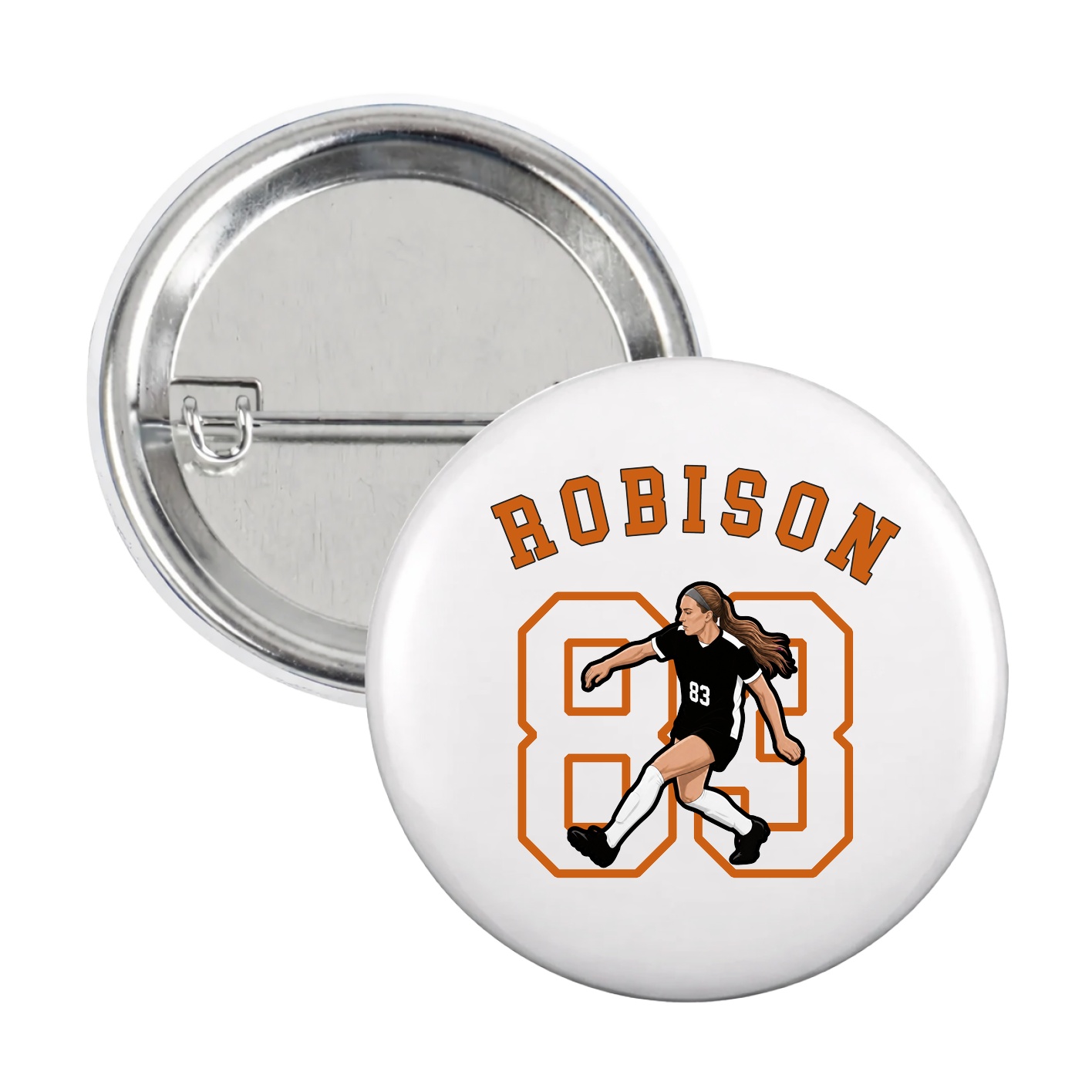 Game Day Button — Shirsey Arch in White
