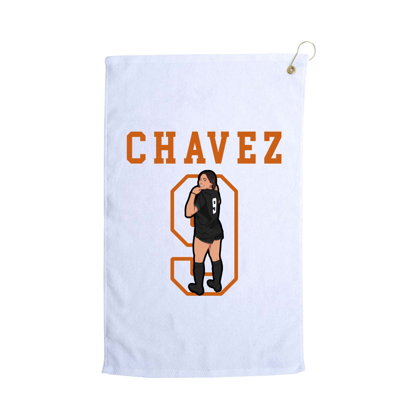 Golf Towel — Shirsey in White