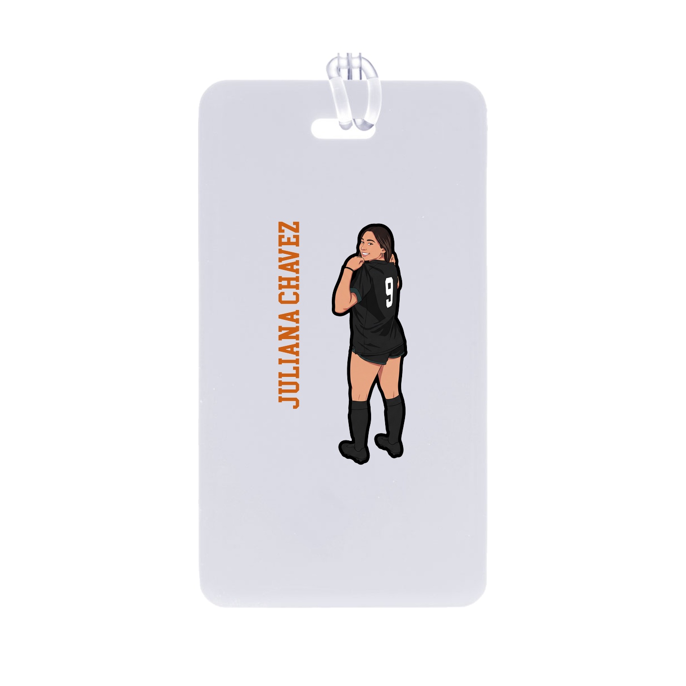 Bag Tag — Name Vertical in Classic