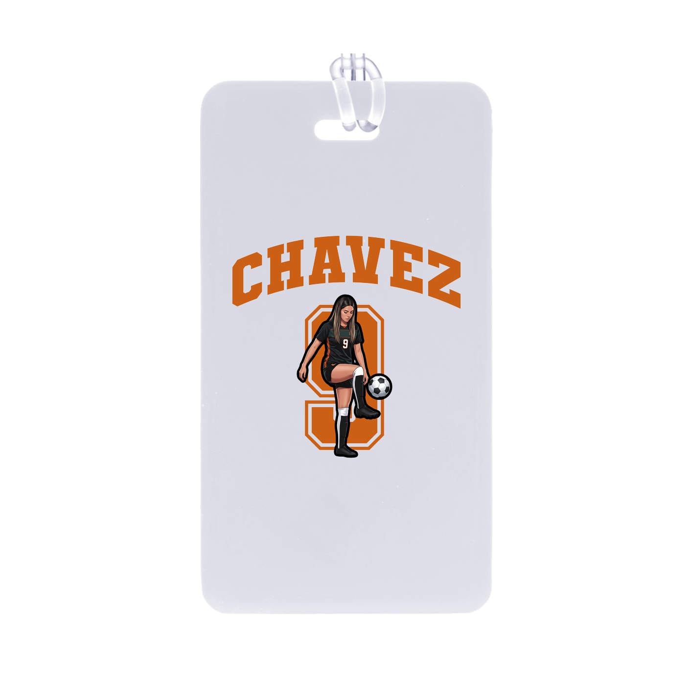 Bag Tag — Number in Classic