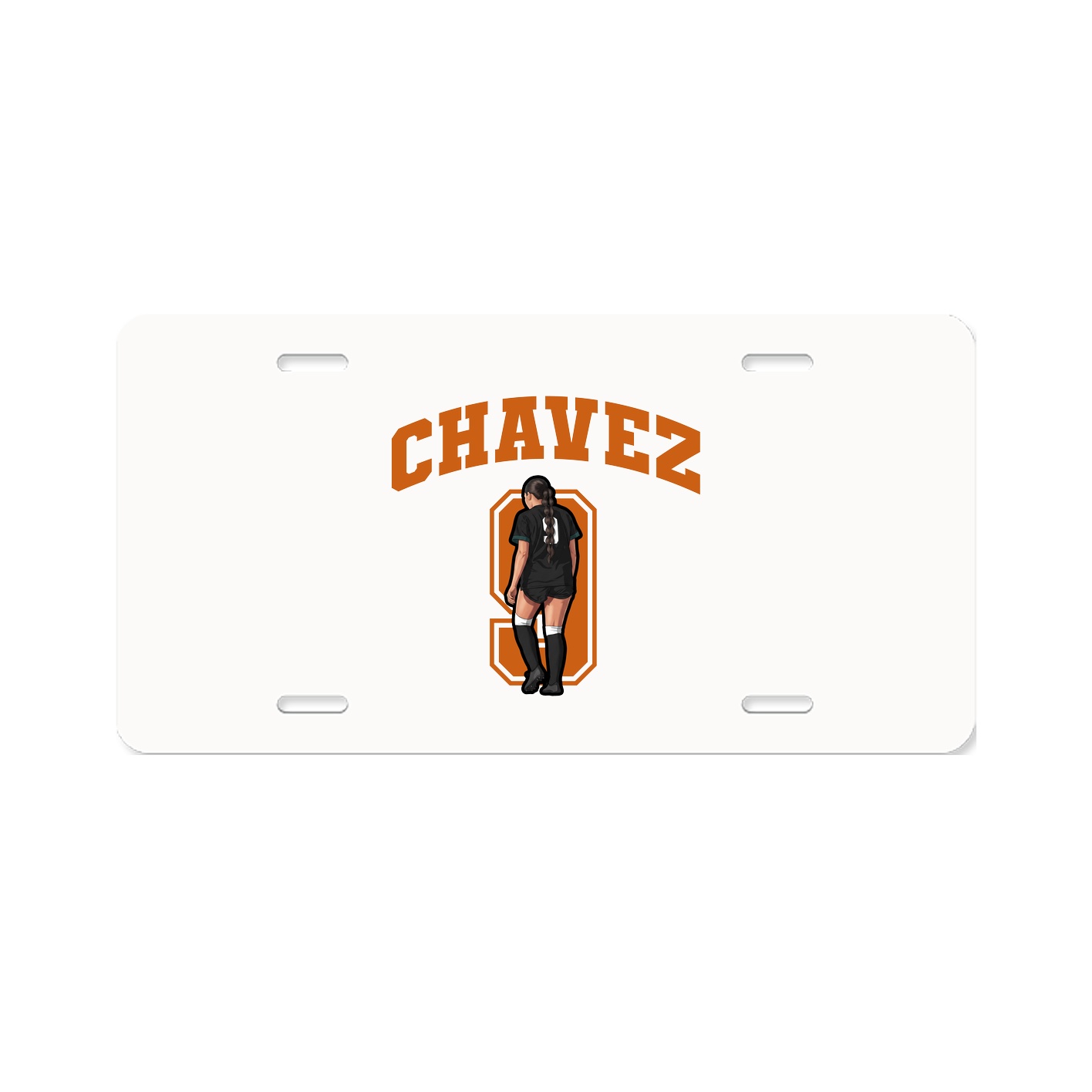 License Plate — Number in Classic