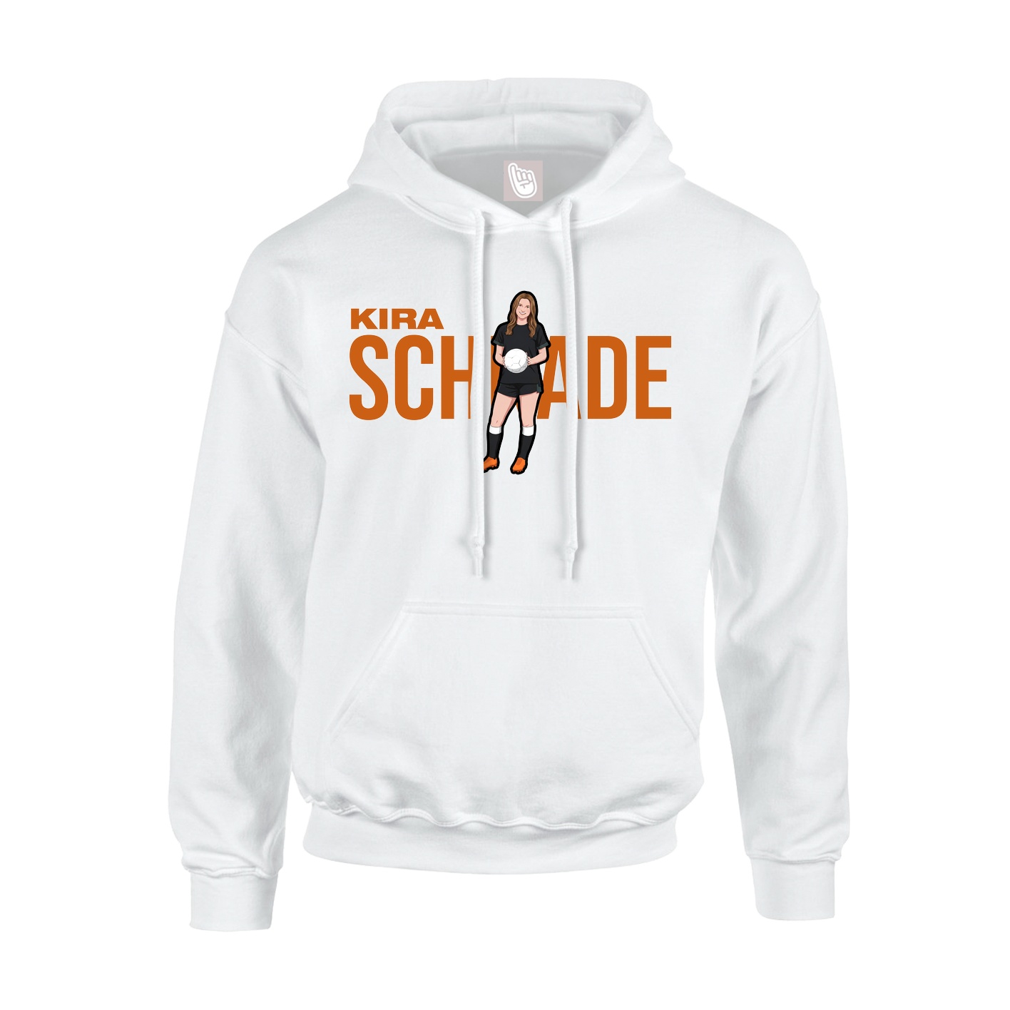 Hoodie — Player Name in White