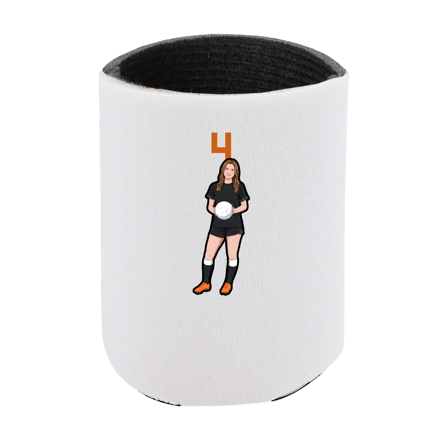 Can Holder — Number Top in White