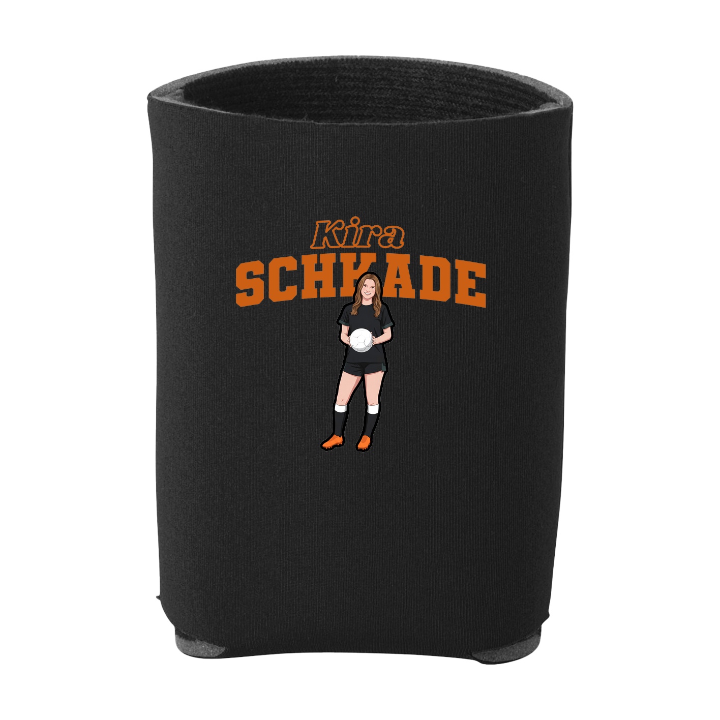 Can Holder — Name Arch in Black