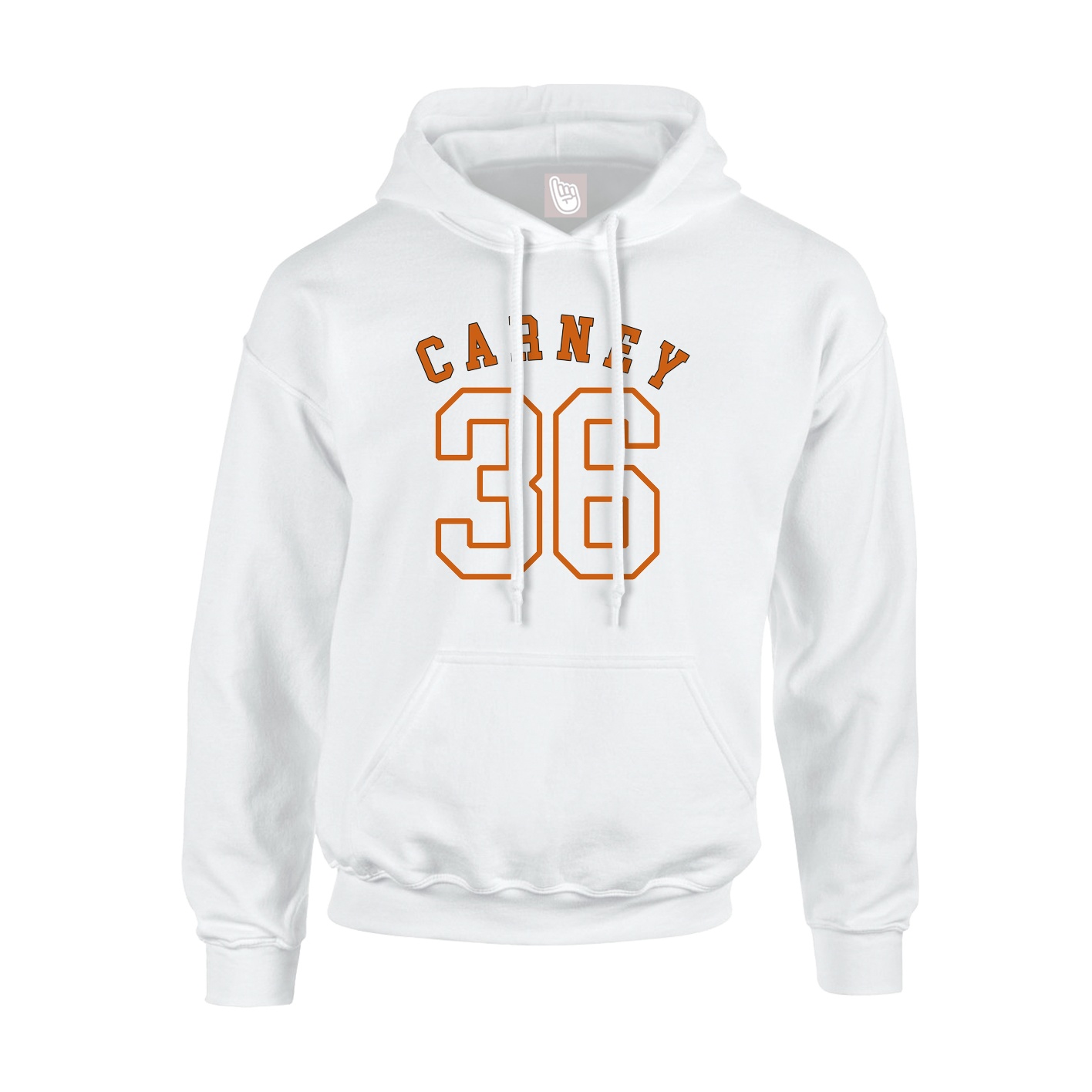 Youth Hoodie — Shirsey Arch in White