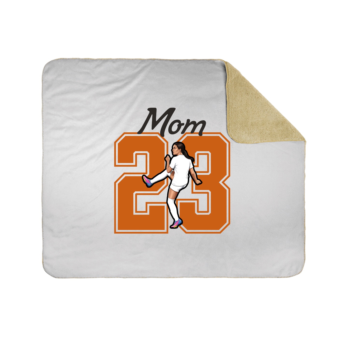 Throw Blanket — Mothers Day Shirsey in White