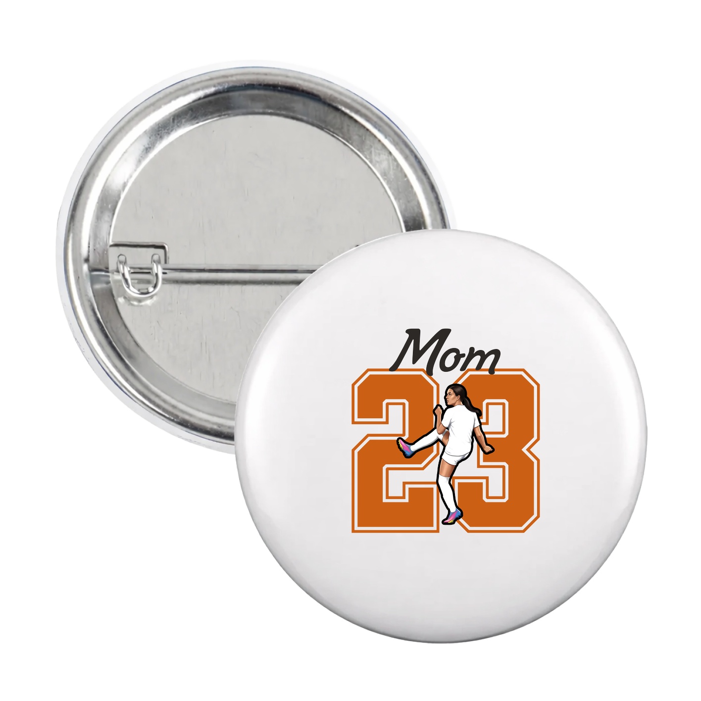 Game Day Button — Mothers Day Shirsey in White