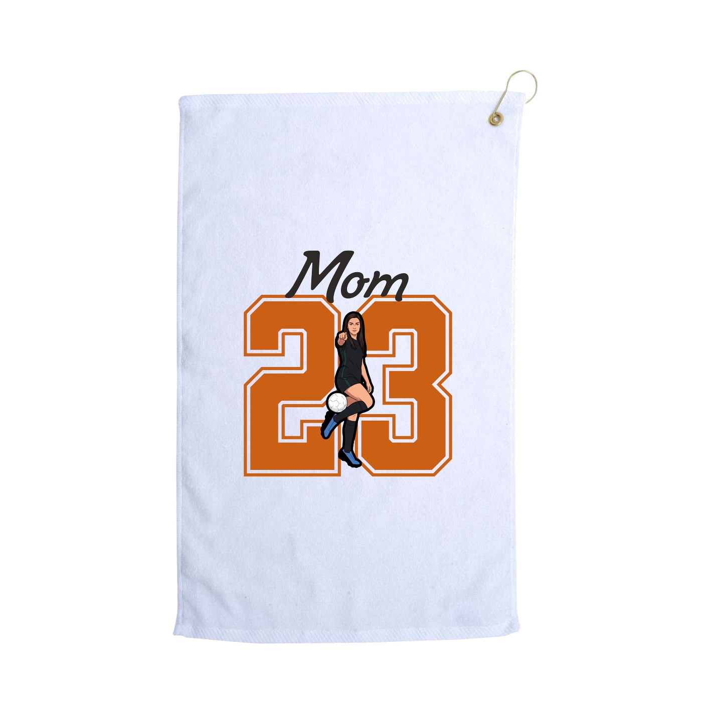 Golf Towel — Mothers Day Shirsey in White