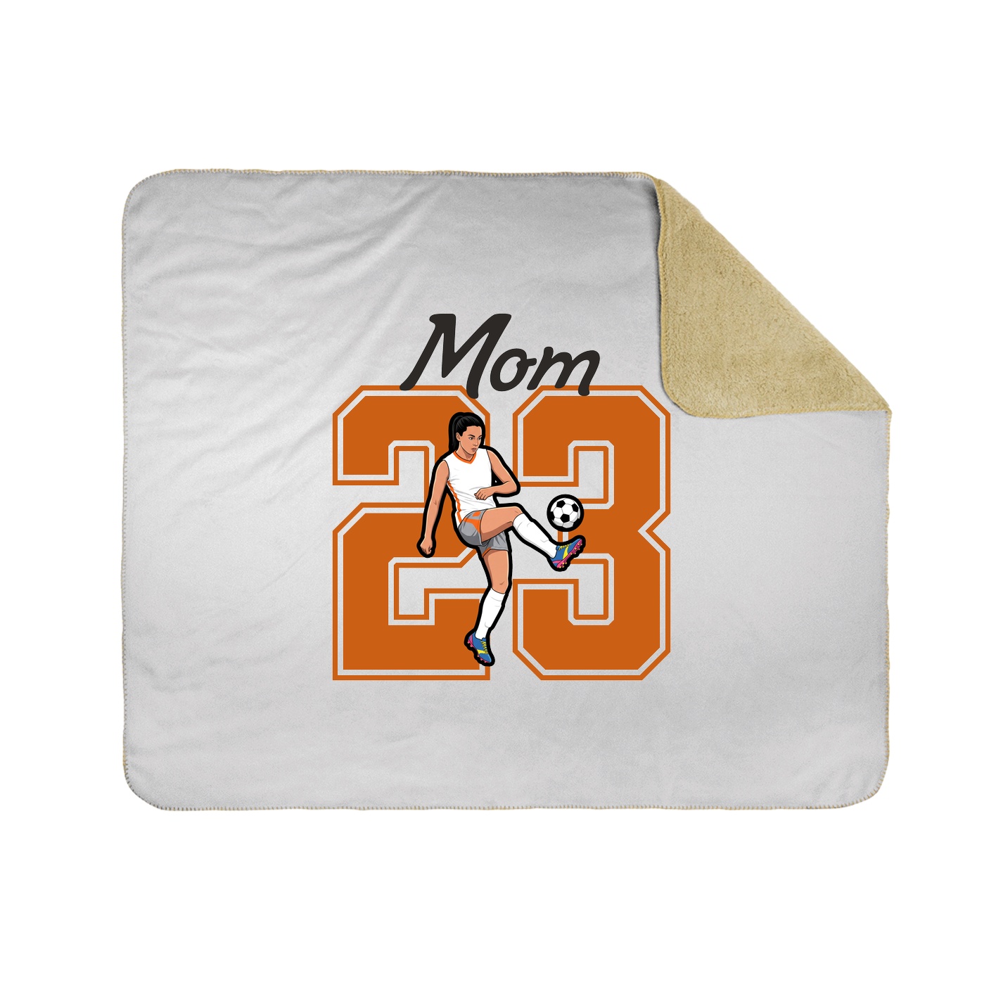Throw Blanket — Mothers Day Shirsey in White