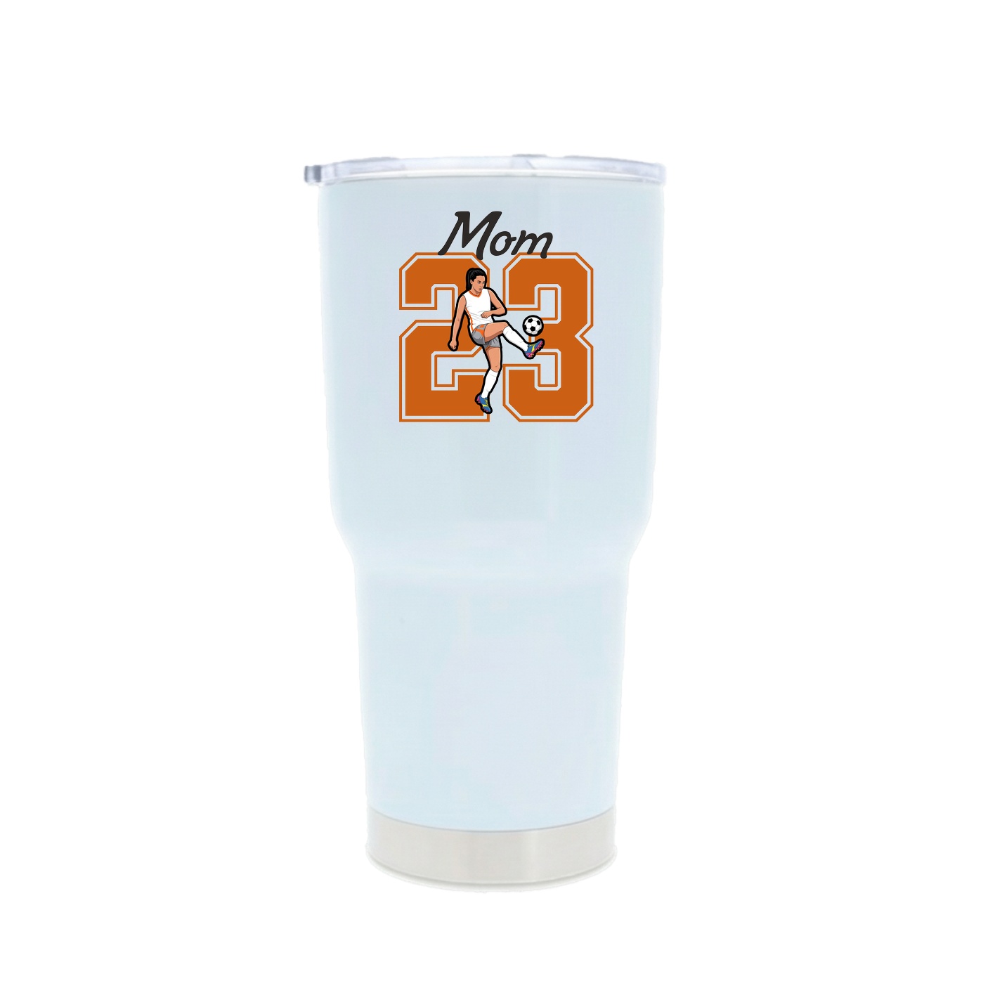30oz Stainless Steel Tumbler — Mothers Day Shirsey in White