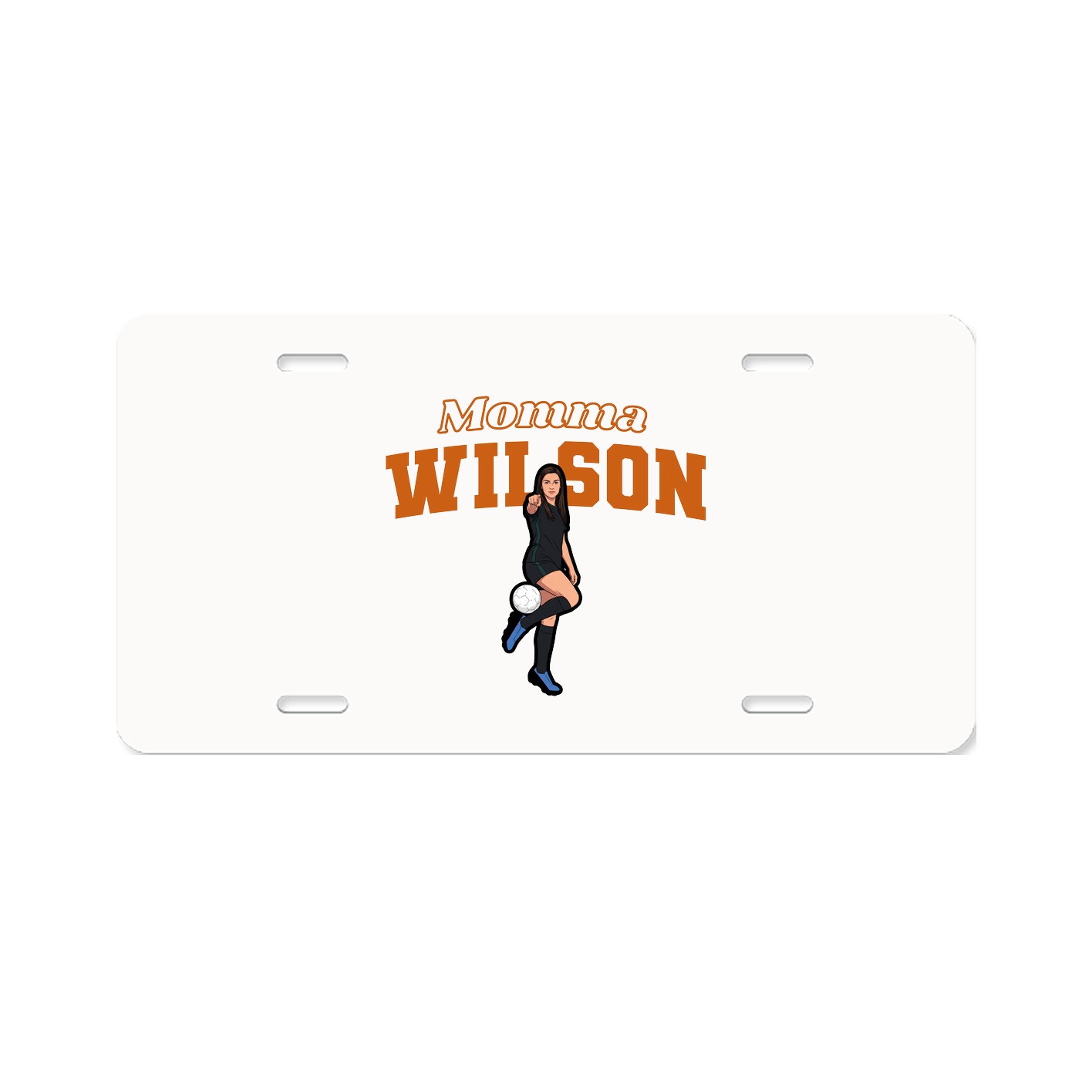 License Plate — Mothers Day Block in Classic