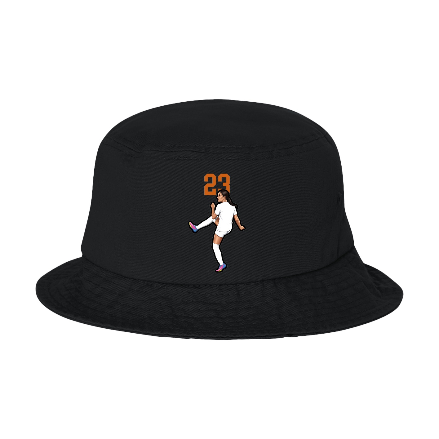 Bucket Cap — Number Top in Black