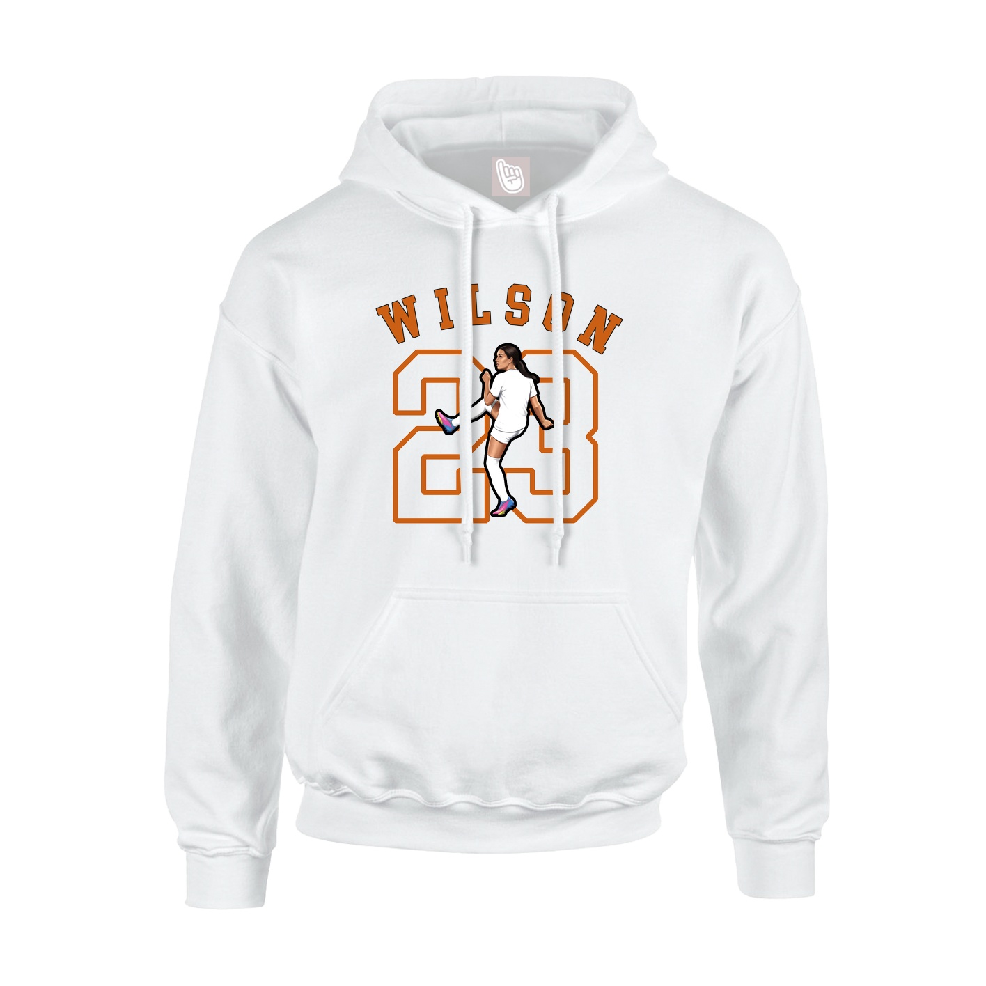 Youth Hoodie — Shirsey Arch in White
