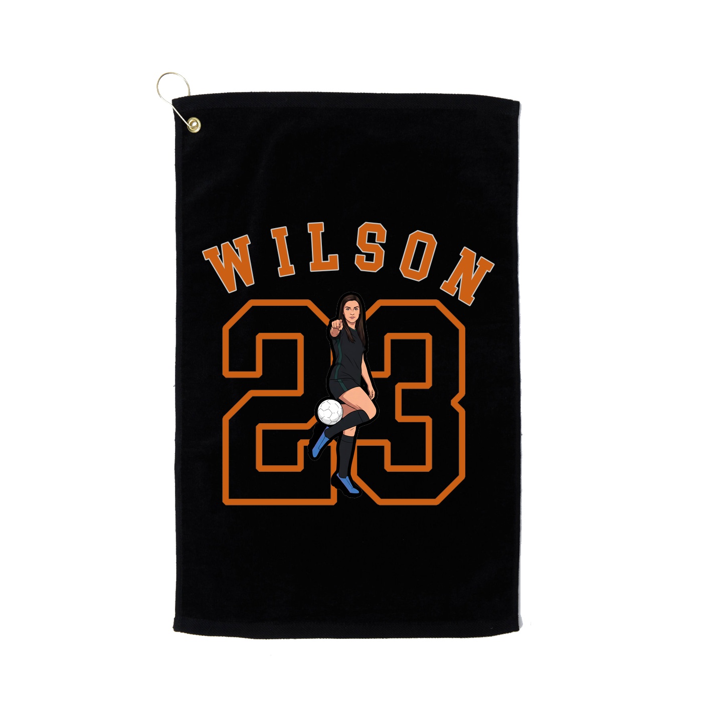 Golf Towel — Shirsey Arch in Black