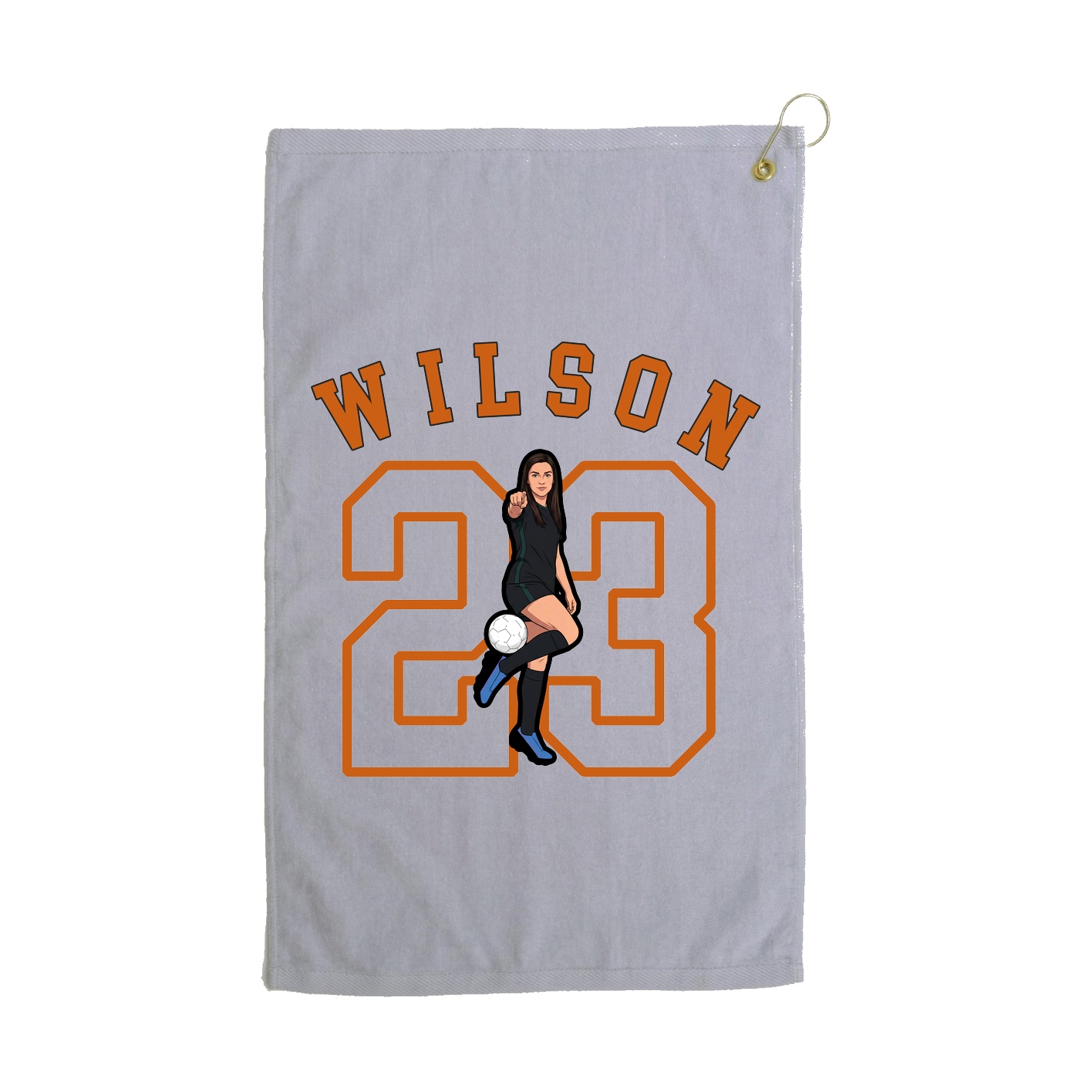 Golf Towel — Shirsey Arch in Grey