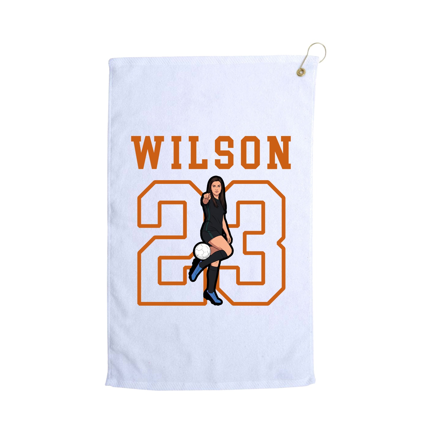 Golf Towel — Shirsey in White