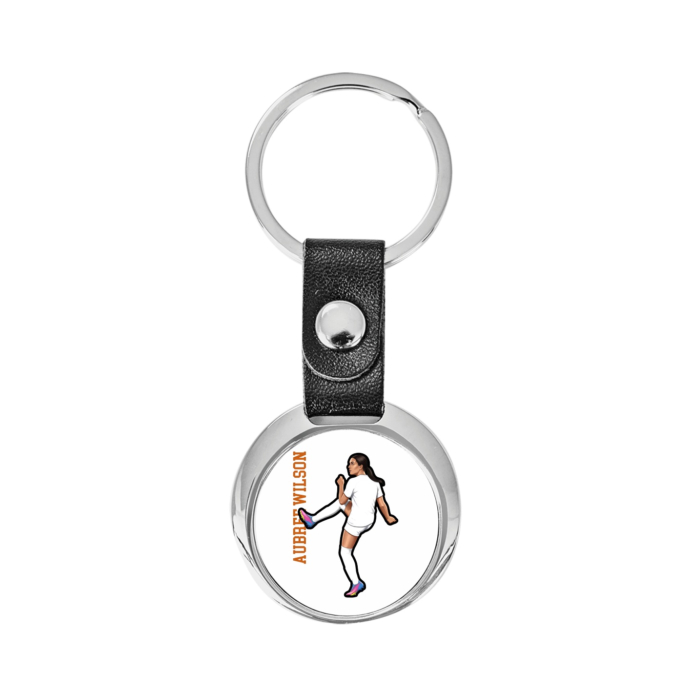 Key Chain — Name Vertical in Classic