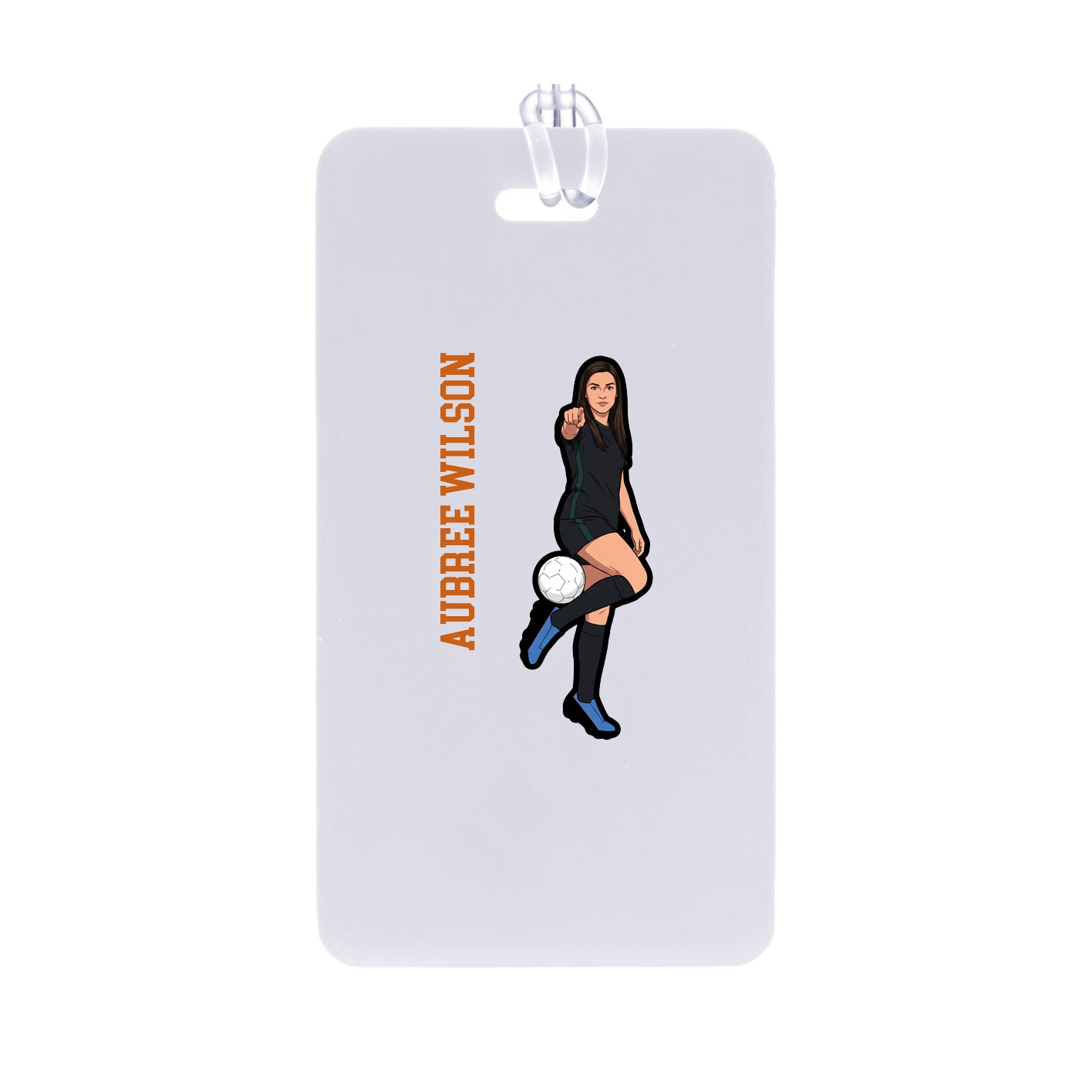 Bag Tag — Name Vertical in Classic