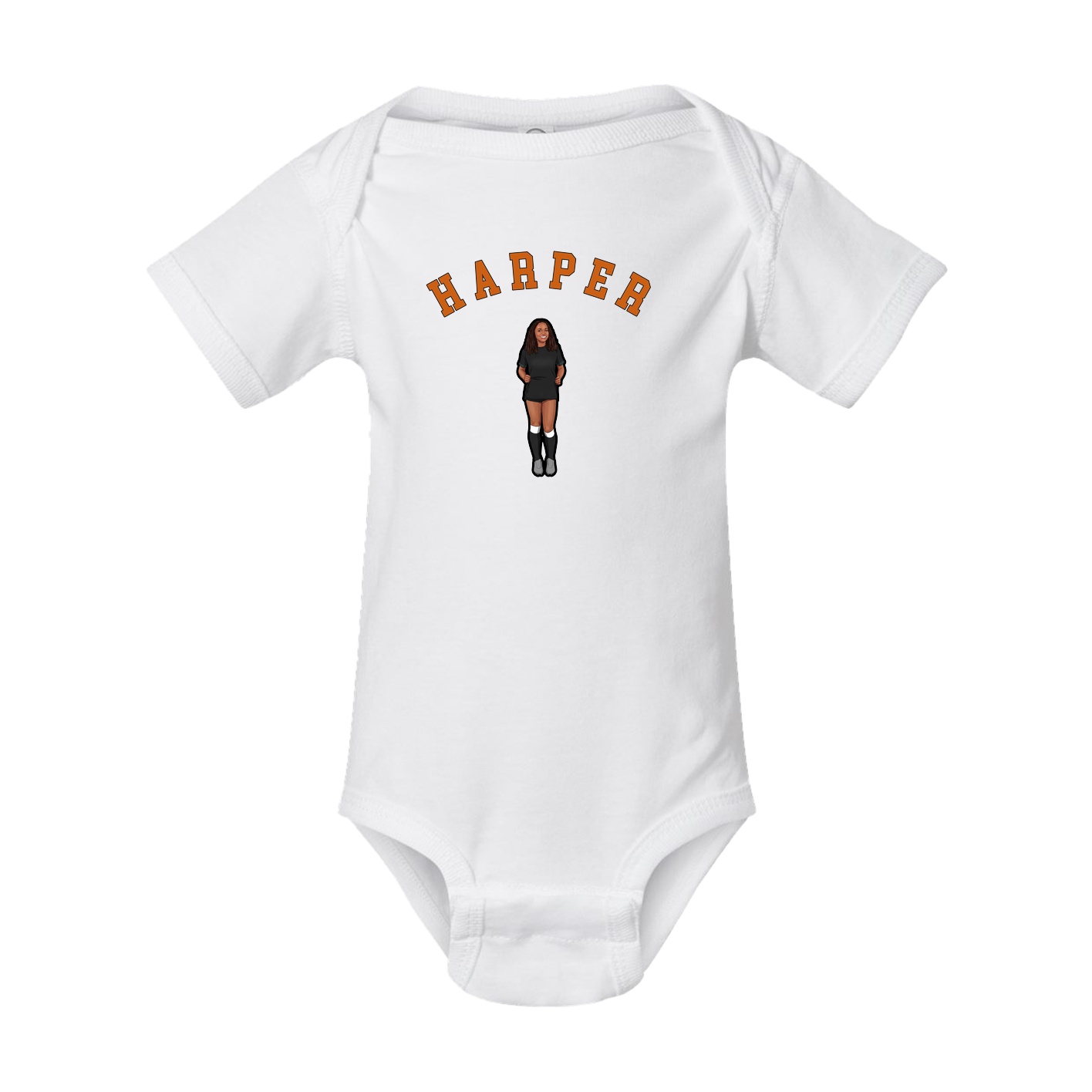 Baby Onesie — Shirsey Arch in White