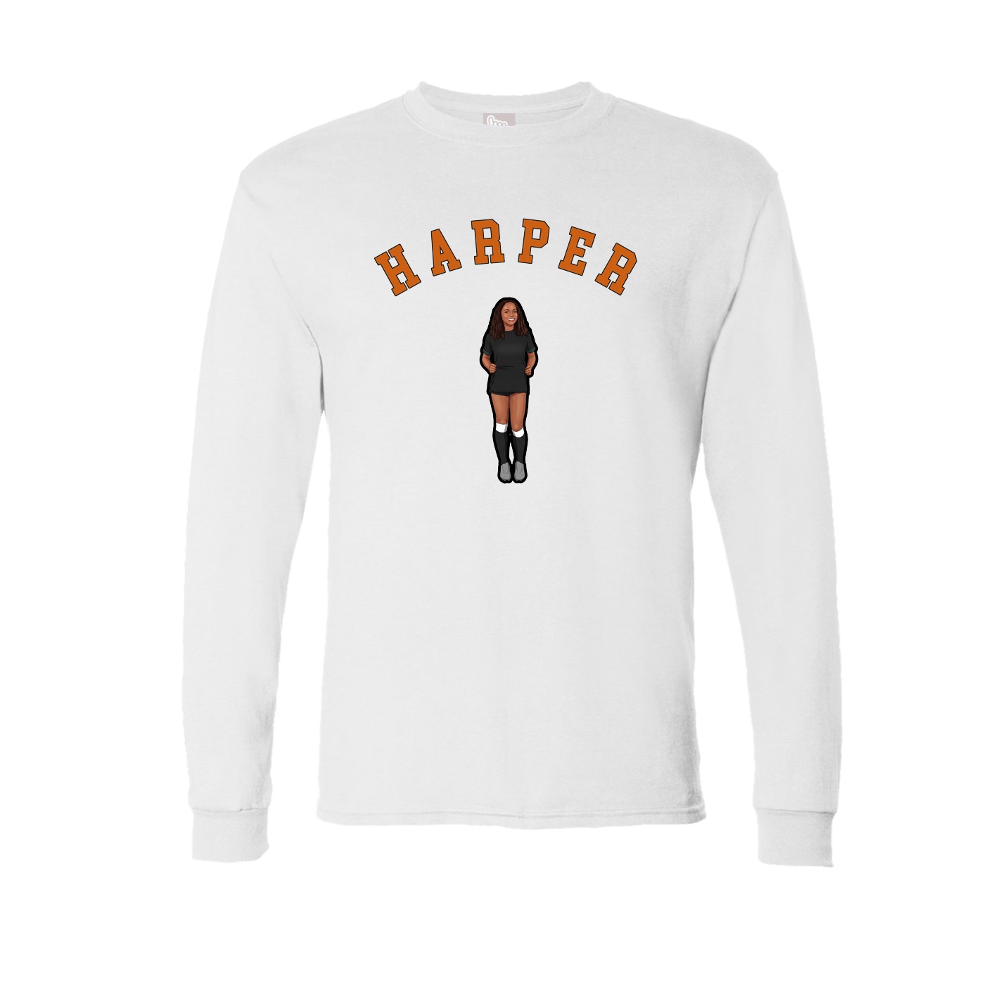 Long Sleeve Tee — Shirsey Arch in White