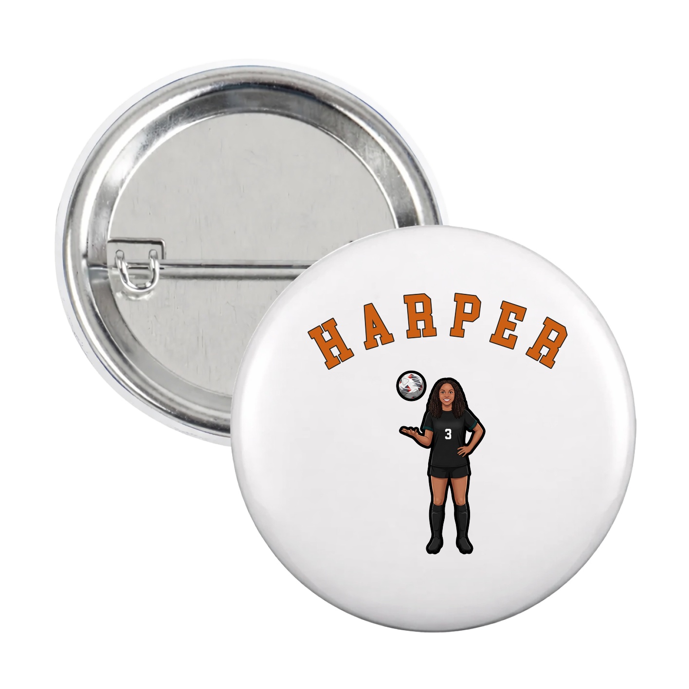 Game Day Button — Shirsey Arch in White