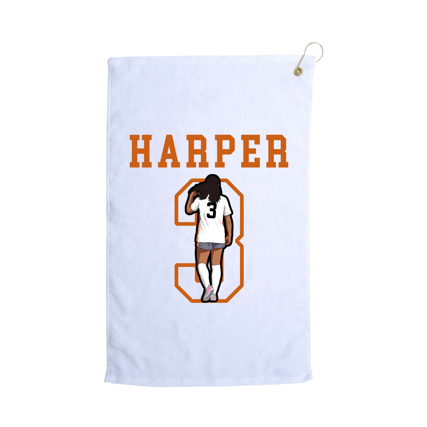 Golf Towel — Shirsey in White